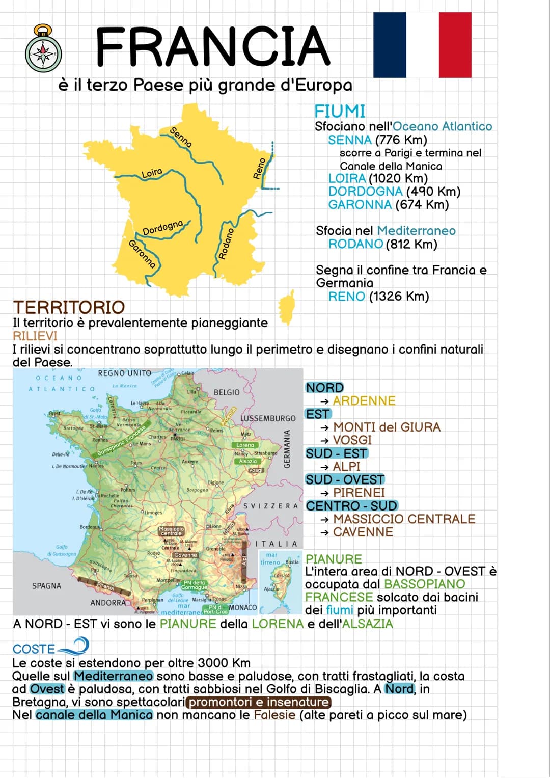 # REGIONE FRANCESE
E' situata nell'area centro-occidentale dell'Europa

NORD
MARE
del NORD

Regno
Unito
Paesi
Bassi

Belgio
Germania
►Lussem