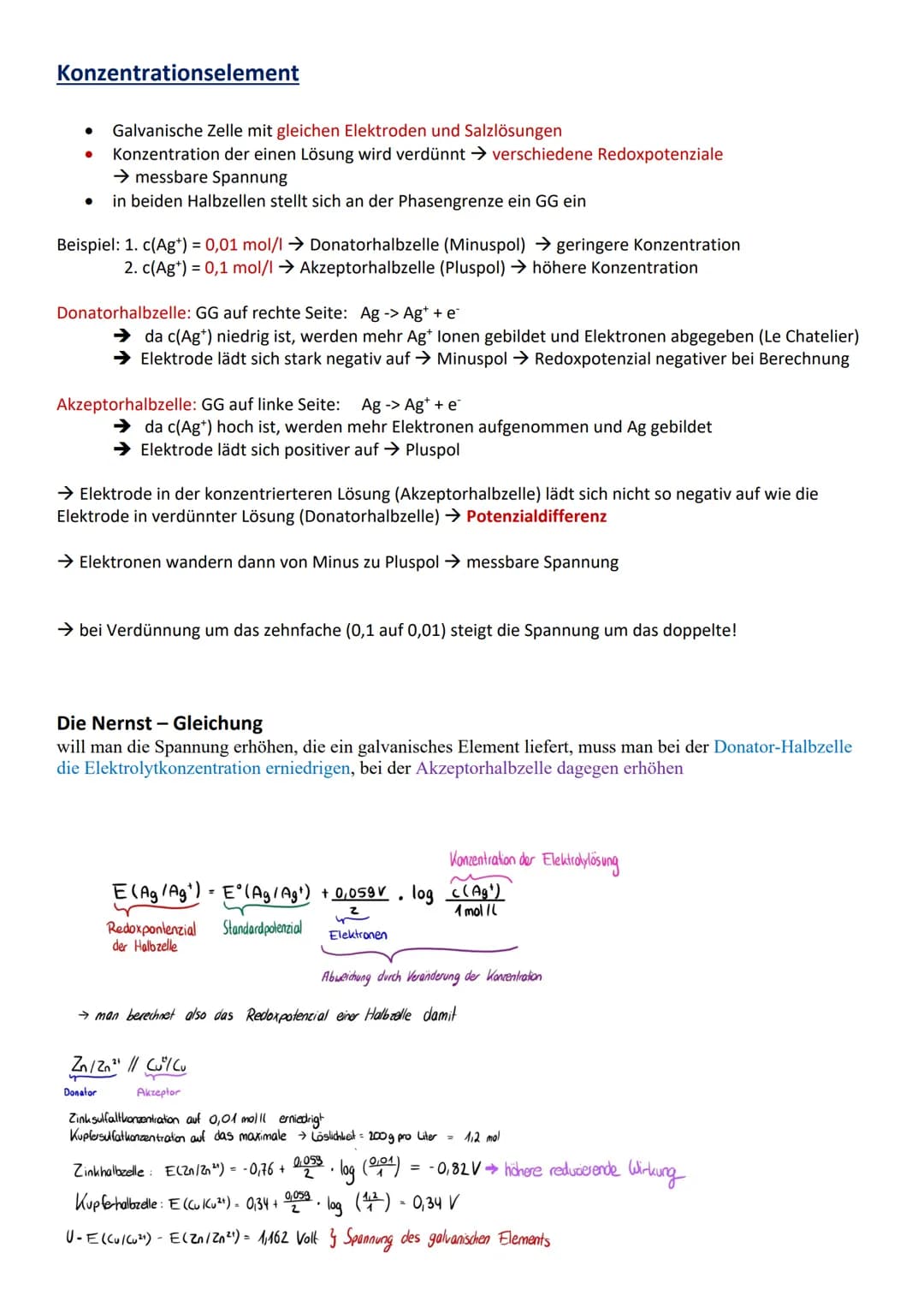 # ELEKTROCHEMIE ABI-PROBE

# Redoxreaktionen

Reaktion mit Elektronenübertragung

Oxidation: Elektronenabgabe
Reduktion: Elektronenaufnahme

