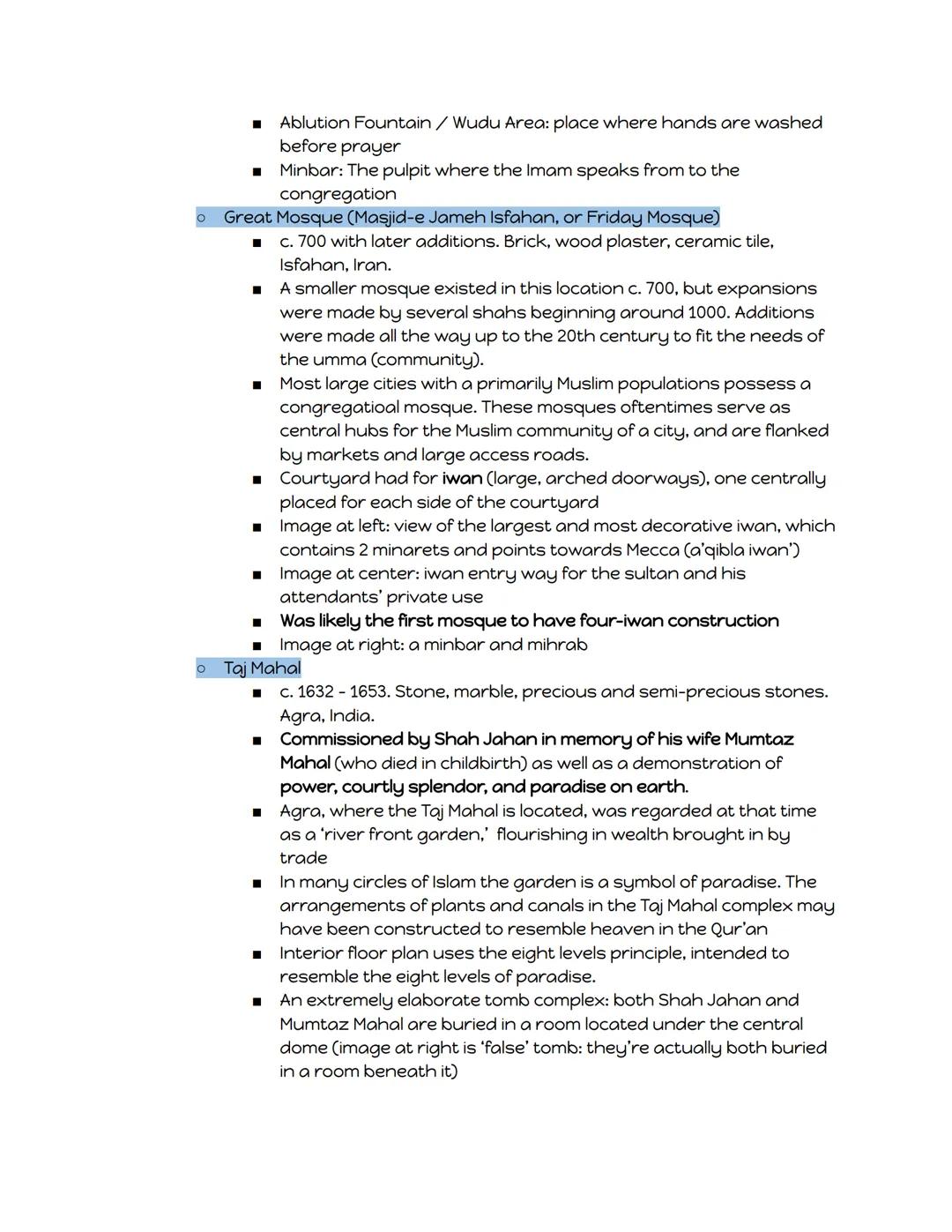 ## West and Central Asia:

- This region is typically regarded as the 'meeting place' of western and eastern cultures, having served as the 