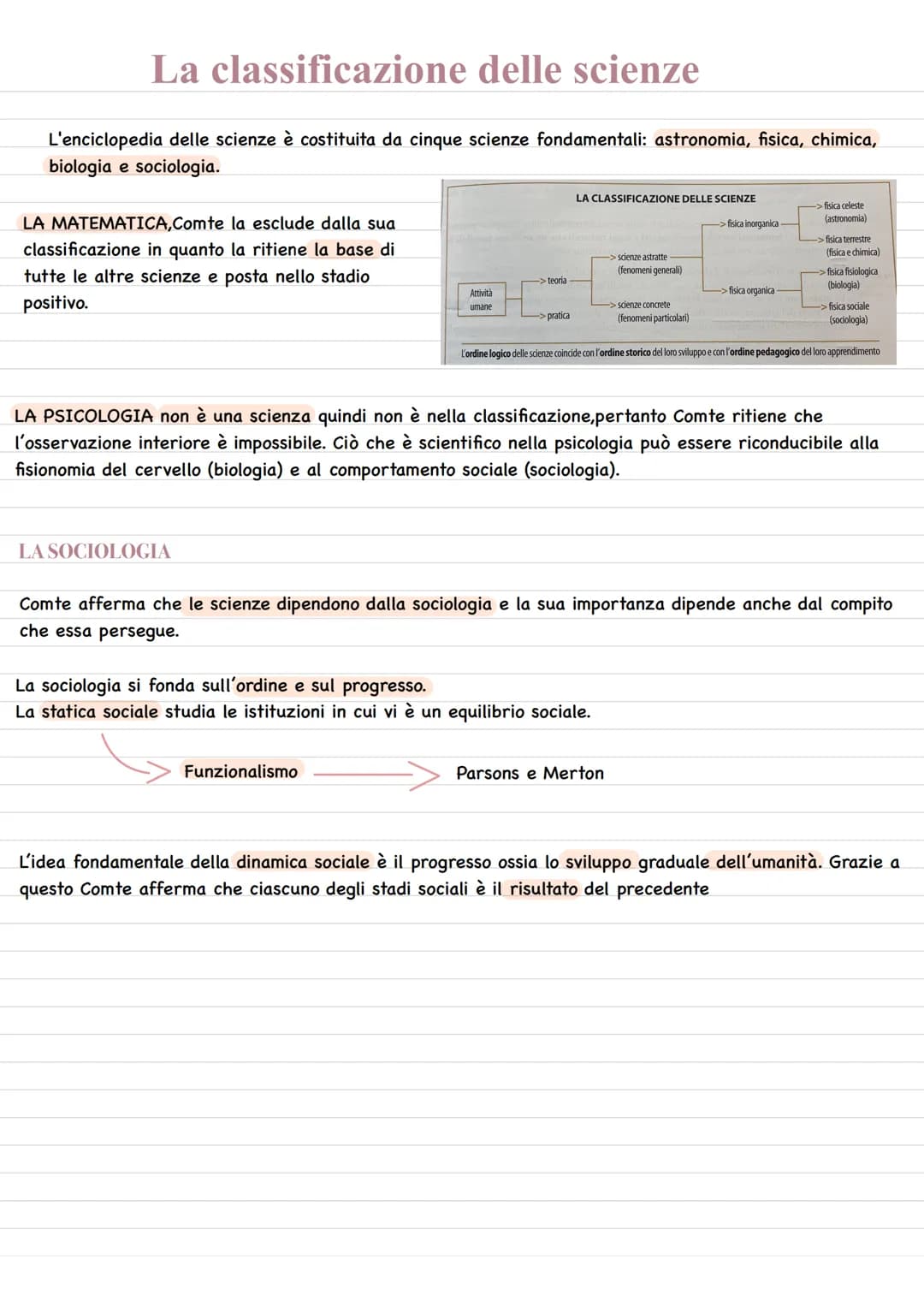 # COMTE

Il filosofo francese Auguste Comte è il primo studioso a parlare della sociologia come sapere
scientifico, dotato di autonomia e sp