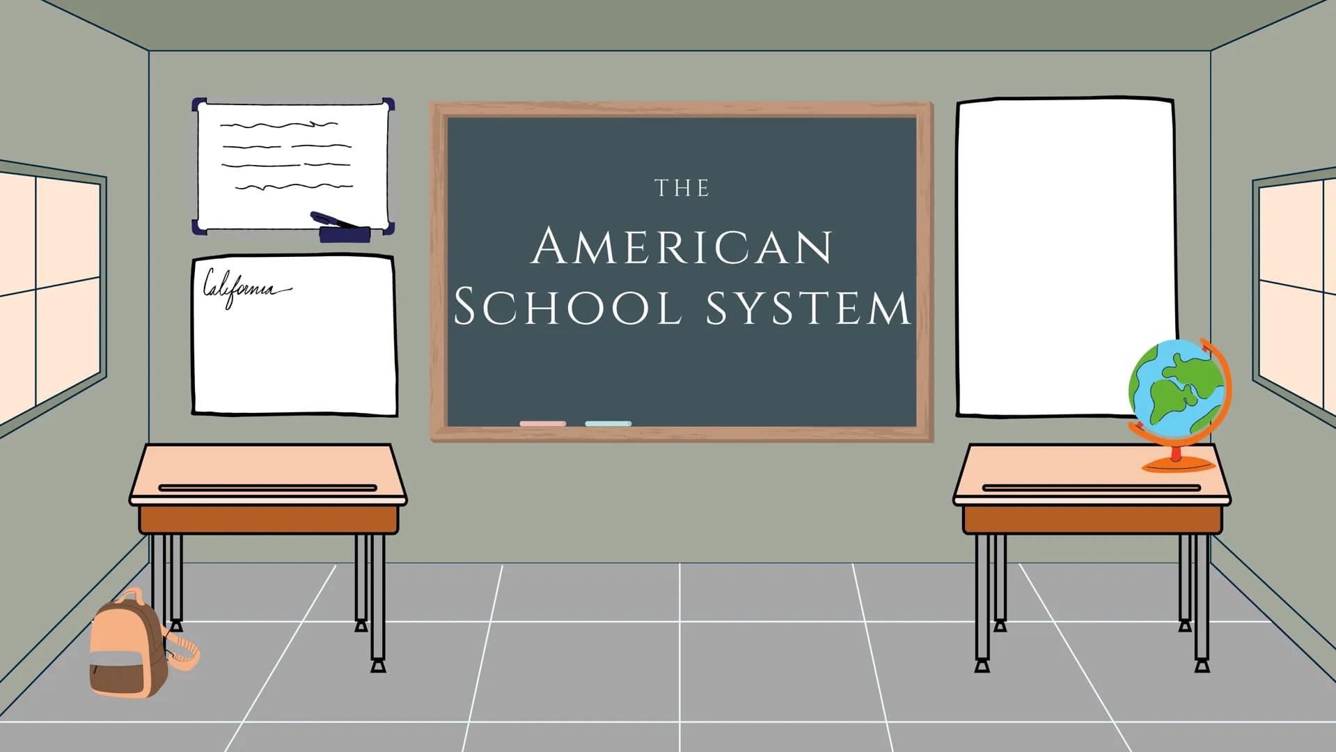 - THE
- AMERICAN
- SCHOOL SYSTEM
- California STRUCTURE
1 Educational stages
2 Preschool & Elementary school
3 Middle school
4 High School
5