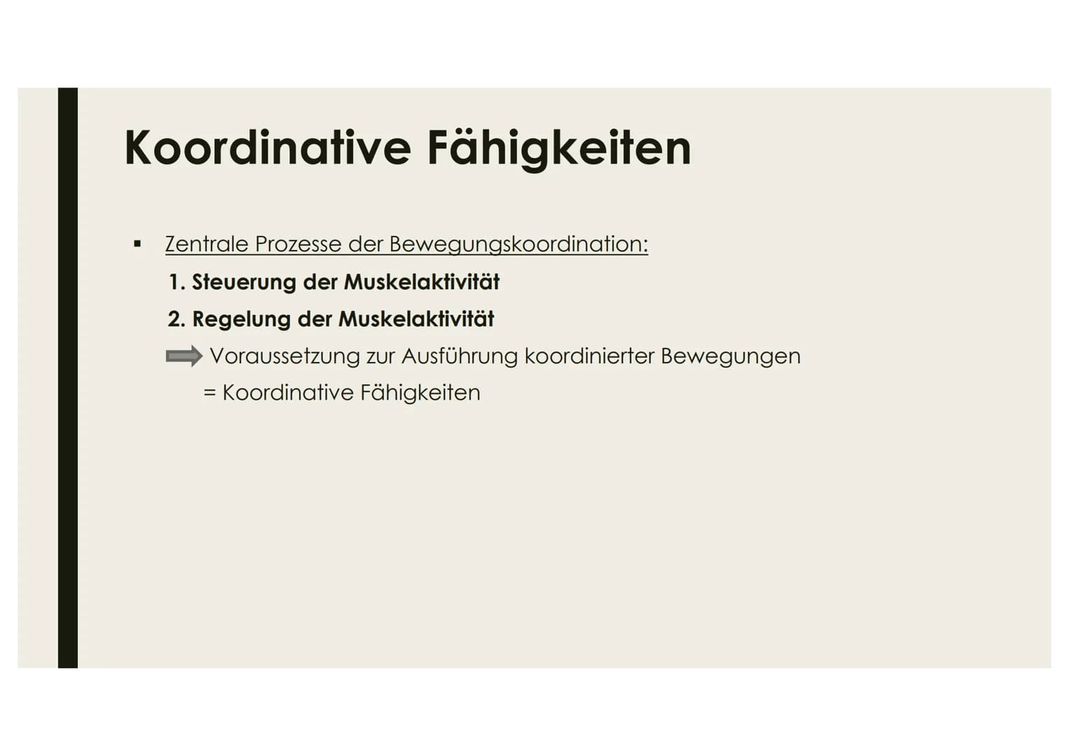 KOORDINATIONSLEISTUNGEN
UND KOORDINATIVE
FÄHIGKEITEN

Name # Interpersonale Koordination

Definition: Abstimmung nichtsprachlichen Verhalten