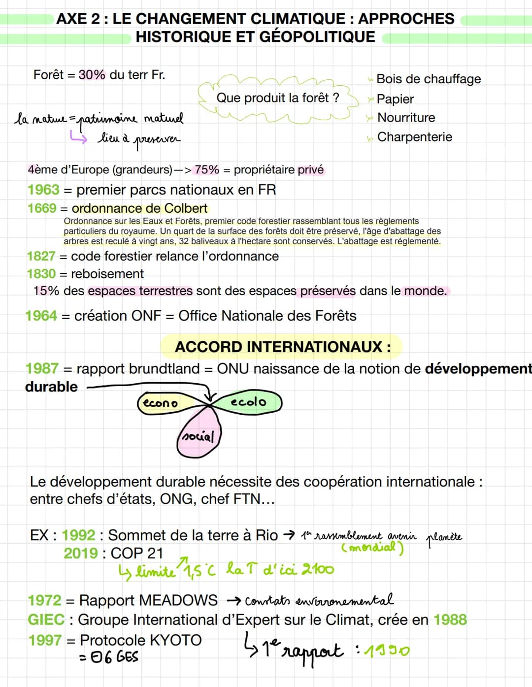 theme 5

l'environnement,
entre exploitation
et protection. Introduction

* ENVIRONNEMENT = cadre de vie des individus. Comprend le
milieu n