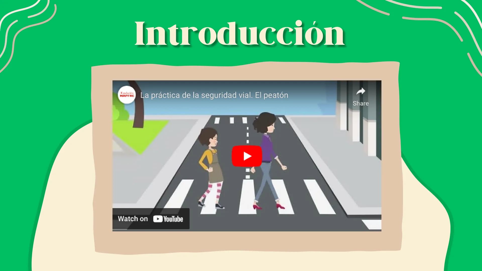 STOP

SEGURIDAD

VIAL TEMAS

• Seguridad Vial en los Peatones.
• La conciencia para evitar
accidentes.
• Recordar las normas básicas.
• Inno
