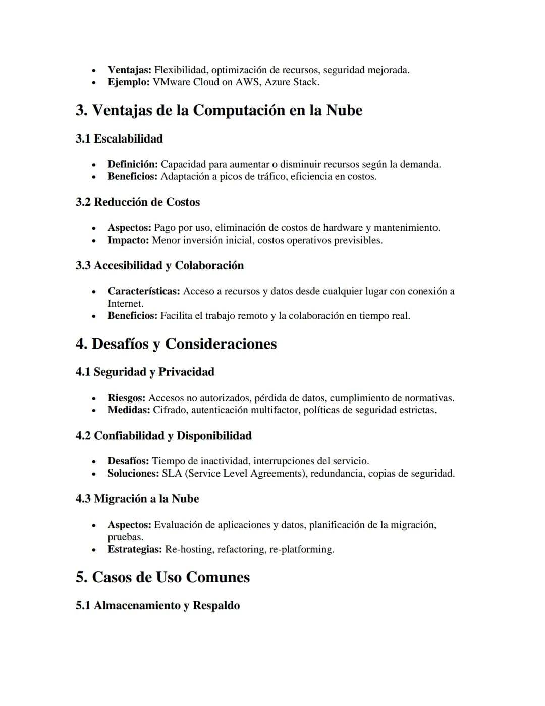 # Computación en la Nube

APUNTES//

1. Conceptos Básicos

1.1 Definición

- Computación en la nube: Uso de servidores remotos en Internet p