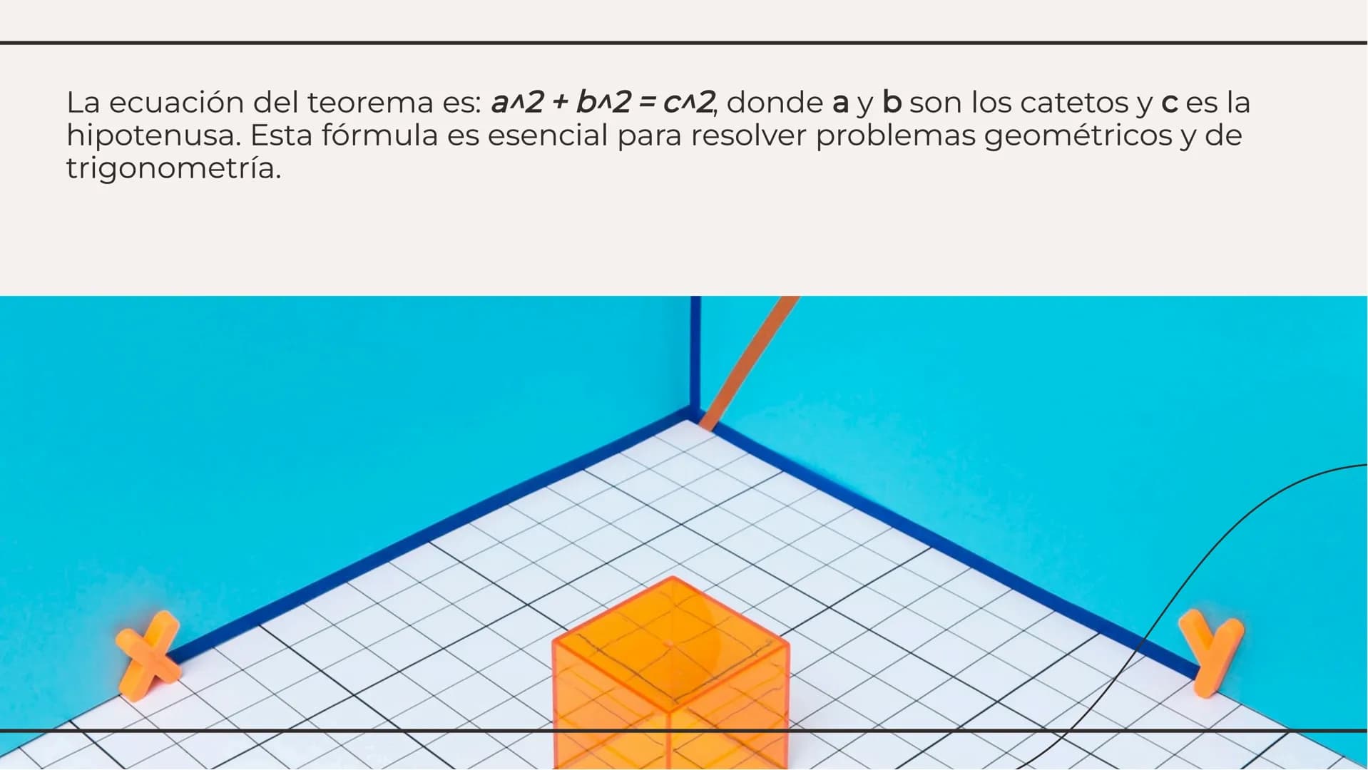 # Explorando el Teorema de

# Pitágoras: Fundamentos y

# Aplicaciones # Introducción

El Teorema de Pitágoras es fundamental
en geometría p