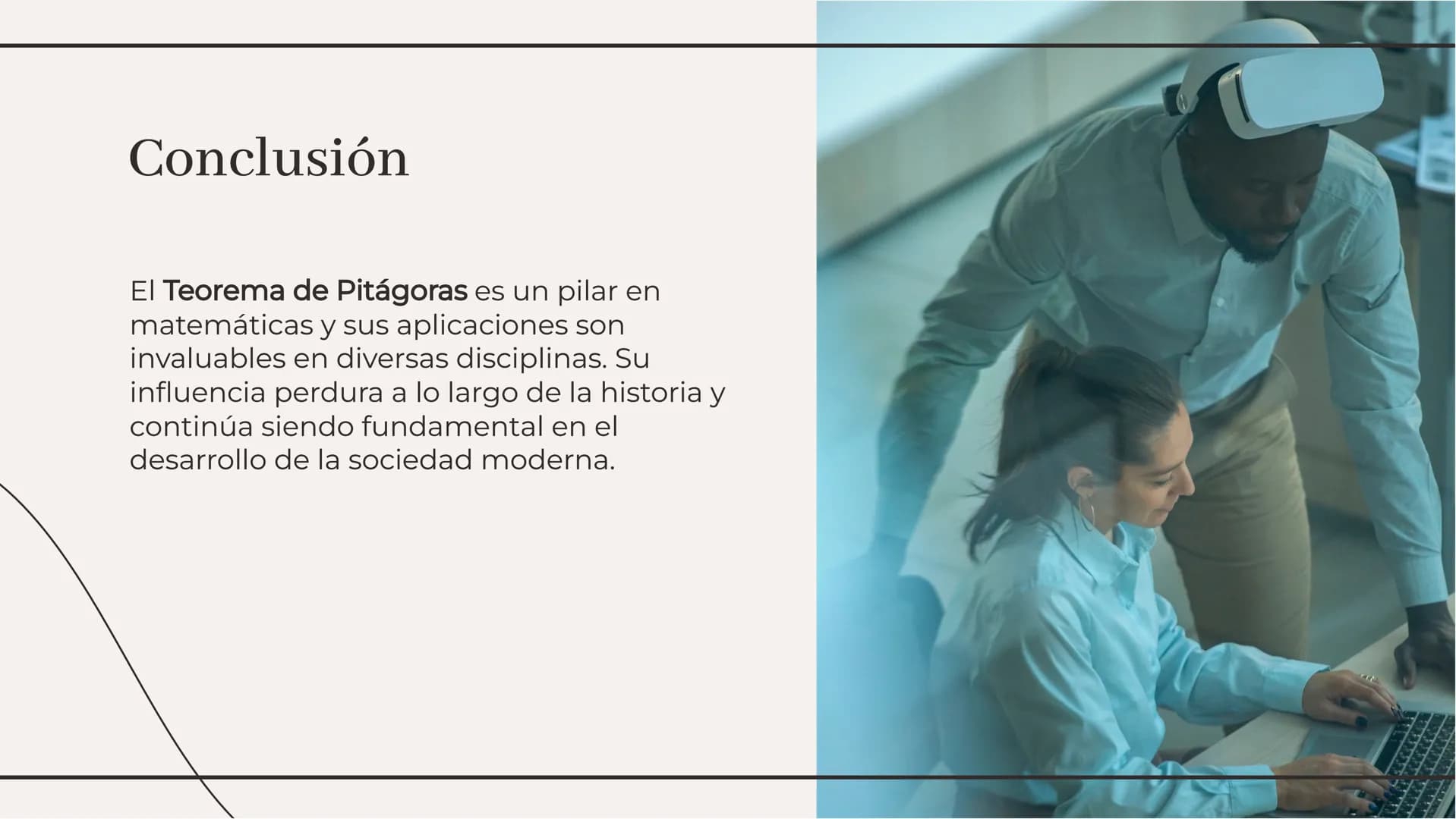 # Explorando el Teorema de

# Pitágoras: Fundamentos y

# Aplicaciones # Introducción

El Teorema de Pitágoras es fundamental
en geometría p