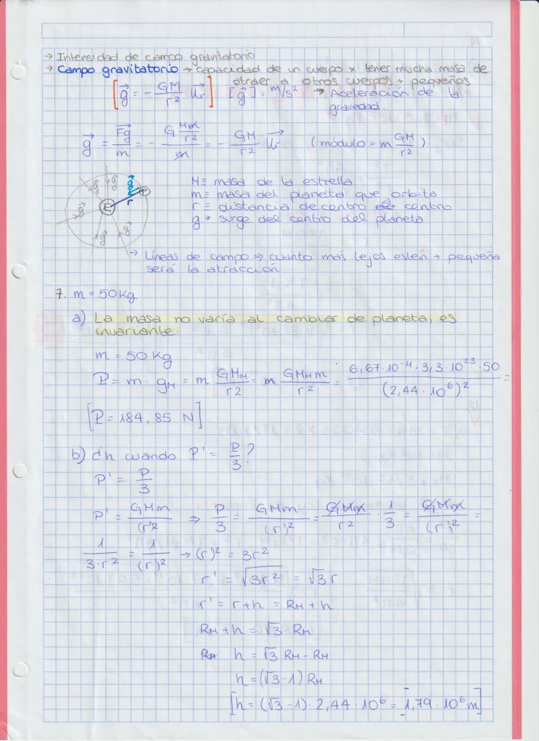 # TEMA 1. GRAVITACIÓN
FORMULARIO

Constantes Constante de gravitación universal, G = 6,67-10-11 N-m²
FÍSICA
2º BACHILLERATO
kg

Movimiento C