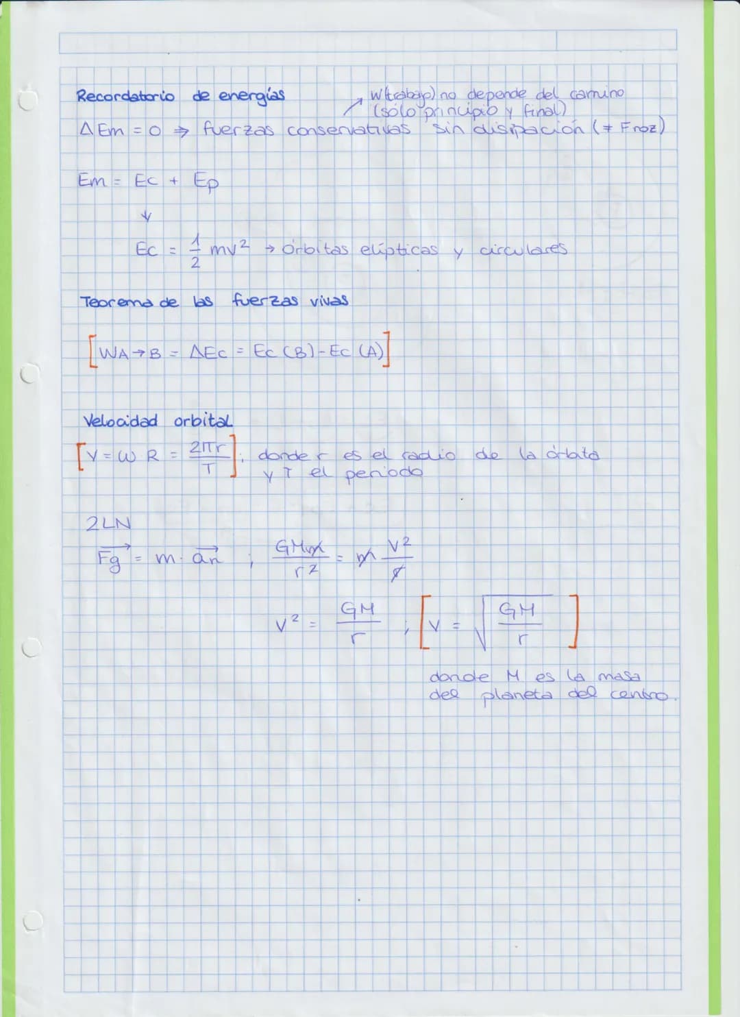 # TEMA 1. GRAVITACIÓN
FORMULARIO

Constantes Constante de gravitación universal, G = 6,67-10-11 N-m²
FÍSICA
2º BACHILLERATO
kg

Movimiento C