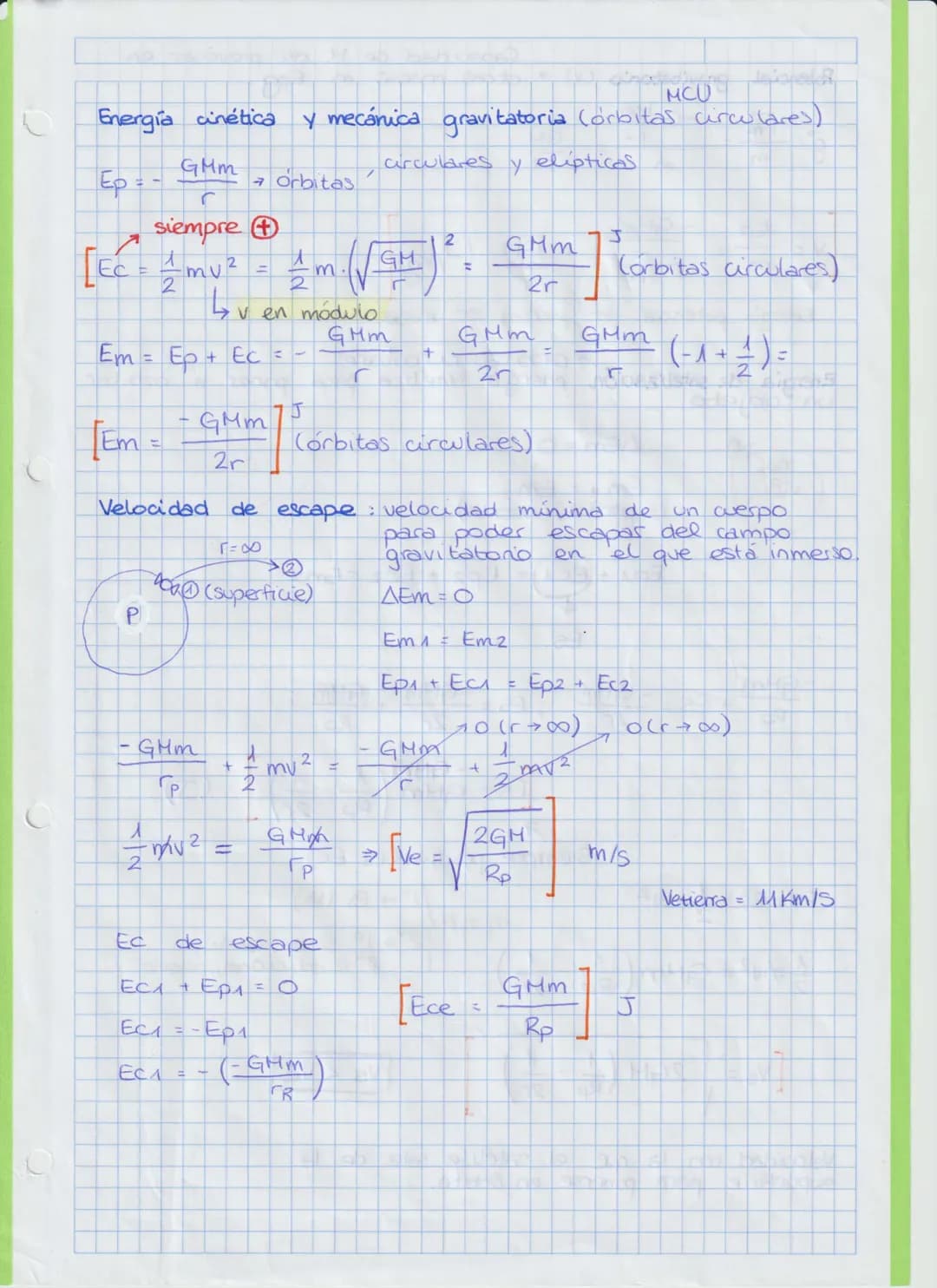 # TEMA 1. GRAVITACIÓN
FORMULARIO

Constantes Constante de gravitación universal, G = 6,67-10-11 N-m²
FÍSICA
2º BACHILLERATO
kg

Movimiento C