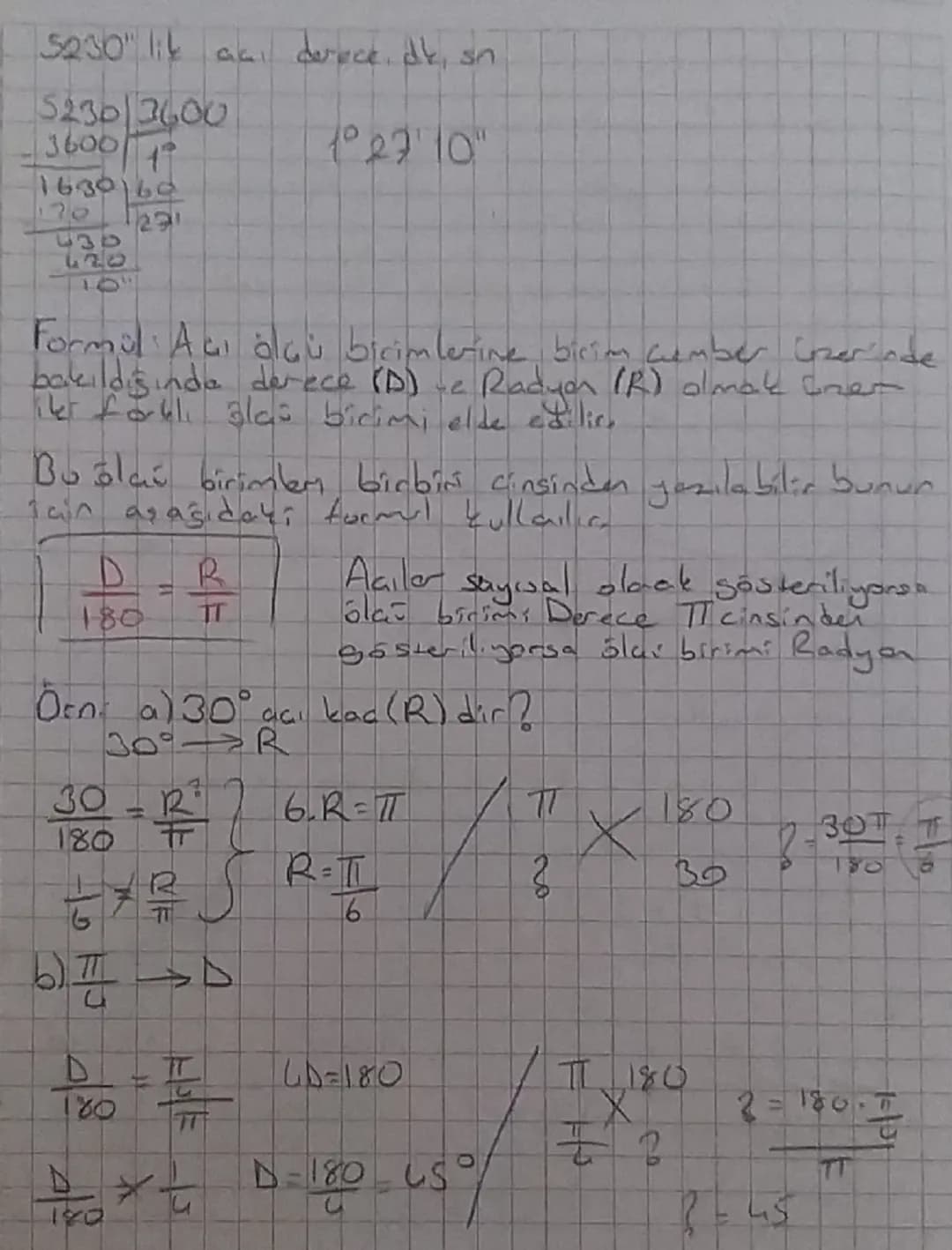 # Trigonometri

Açı kawramı ve yönlü açılar

Duzlem üzerinde birbirinle ışının arasında
luça bü
açi destr

Açının çizilme yönüne doğru oluşa
