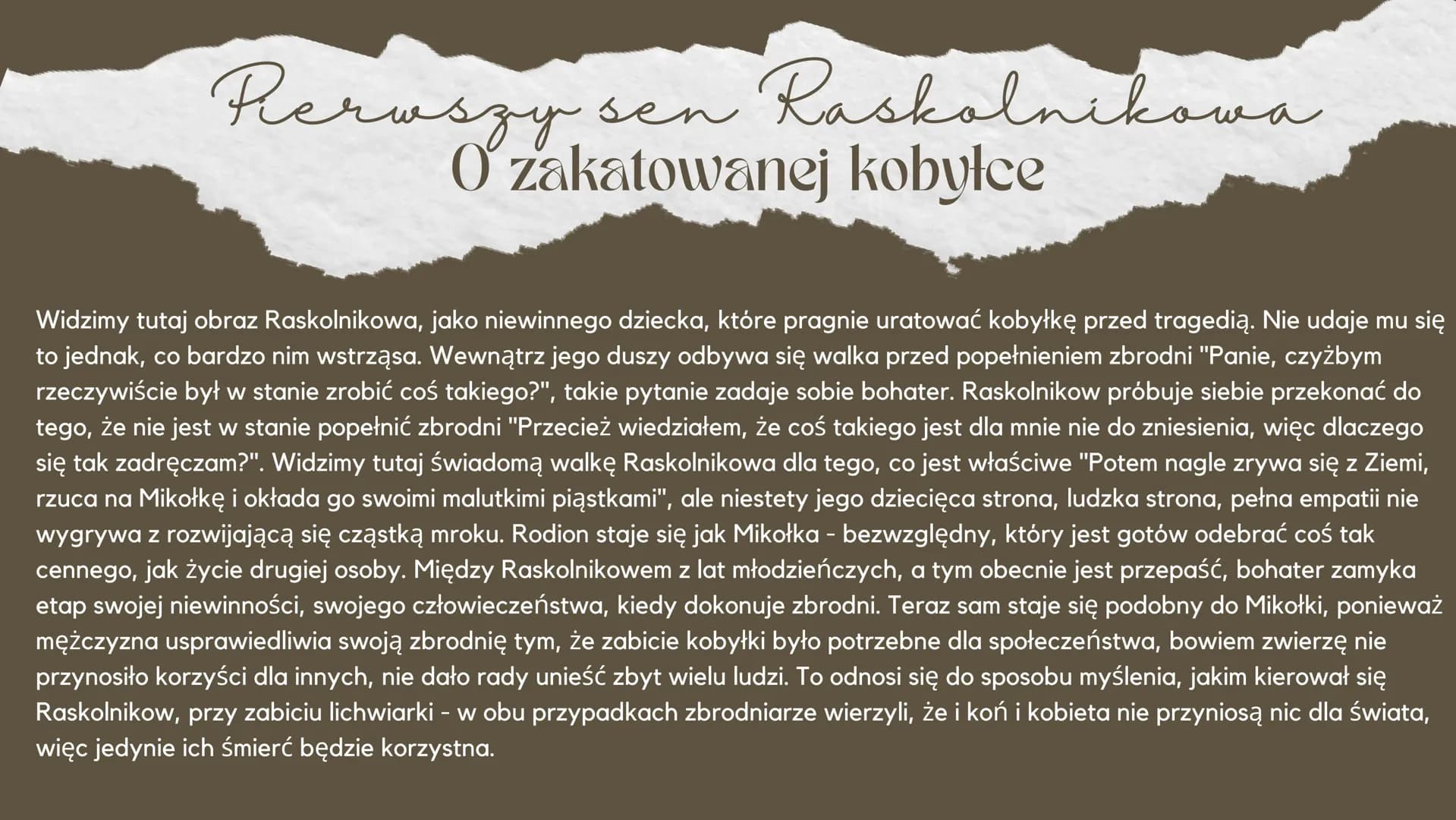 
<h2>Znaczenie snów</h2>
<p>Sny odgrywają ważną rolę w literaturze, ponieważ ukazują wewnętrzne przeżycia bohaterów oraz ich stan psychiczny
