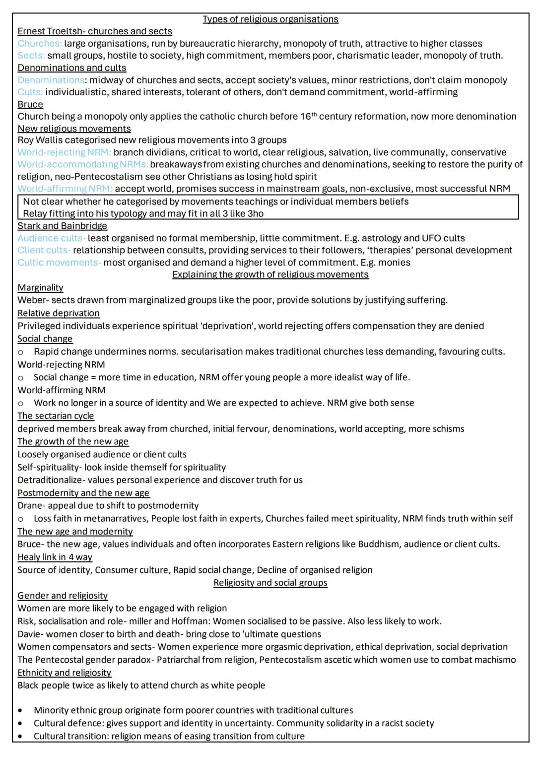 Beliefs in society

Theories of religion - pg 2

Religion and social change - pg 3

Secularisation - pg 4

Religion, renewal and choice - pg