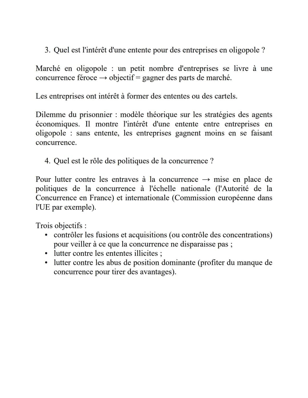 Comment les marchés imparfaitement concurrentiels fonctionnent-ils ?

1. Quelles sont les sources d'un pouvoir de marché?

Les agents: peuve