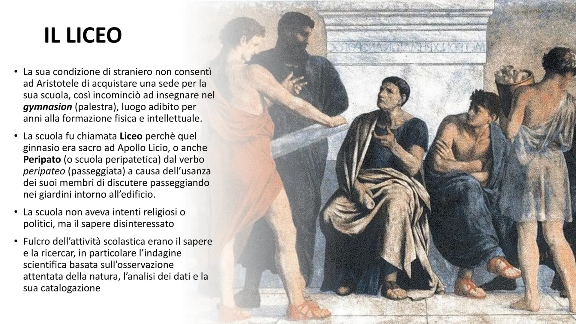 # Aristotele

«Tutti gli uomini per natura desiderano conoscere»

METAFISICA # Platone e Aristotele

La scuola di Atene (1509-1510)

Raffael