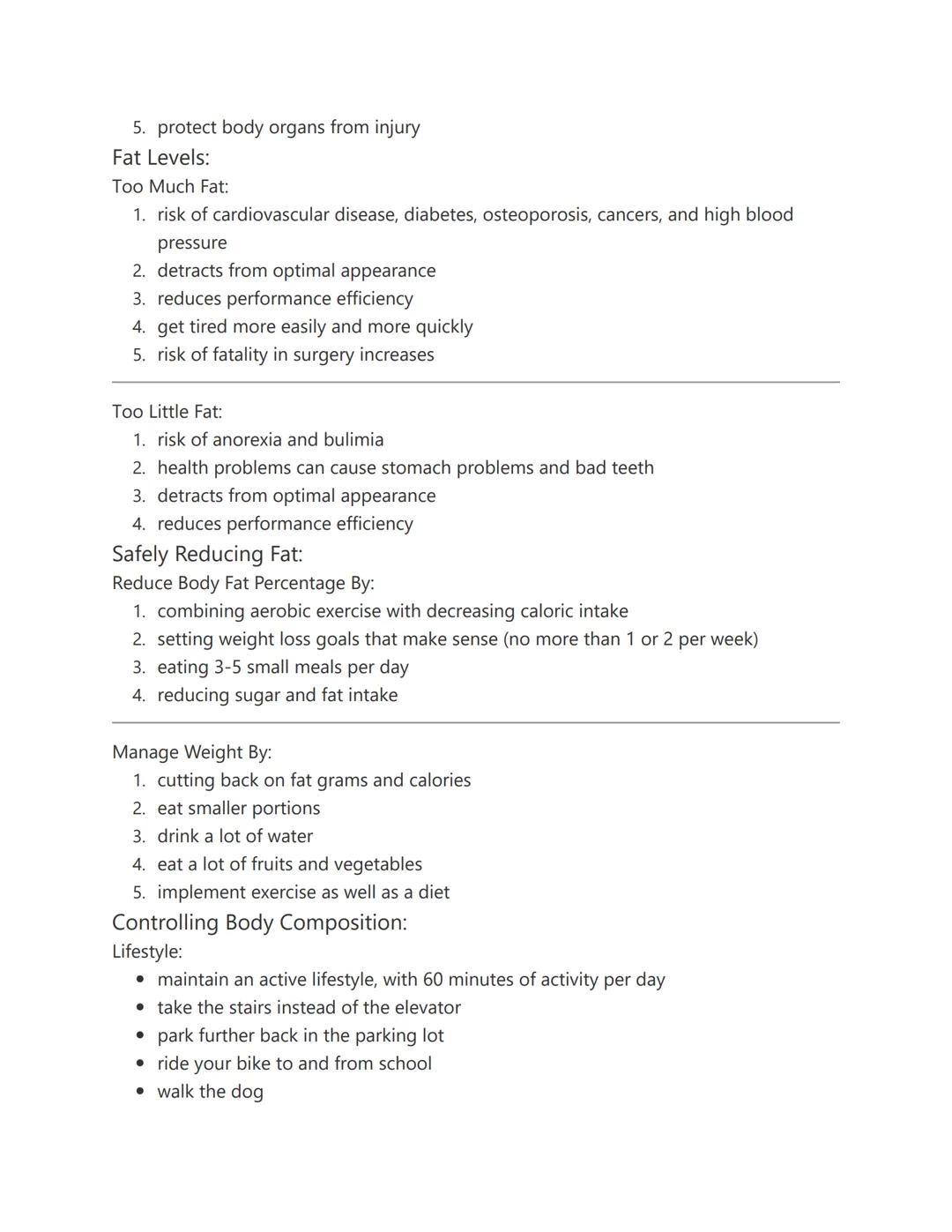 # Unit 3

Unit 3:

Lesson 3.1: Body Composition Lesson:
Understanding Body Composition:

*   your body fat percentage is similar to your res