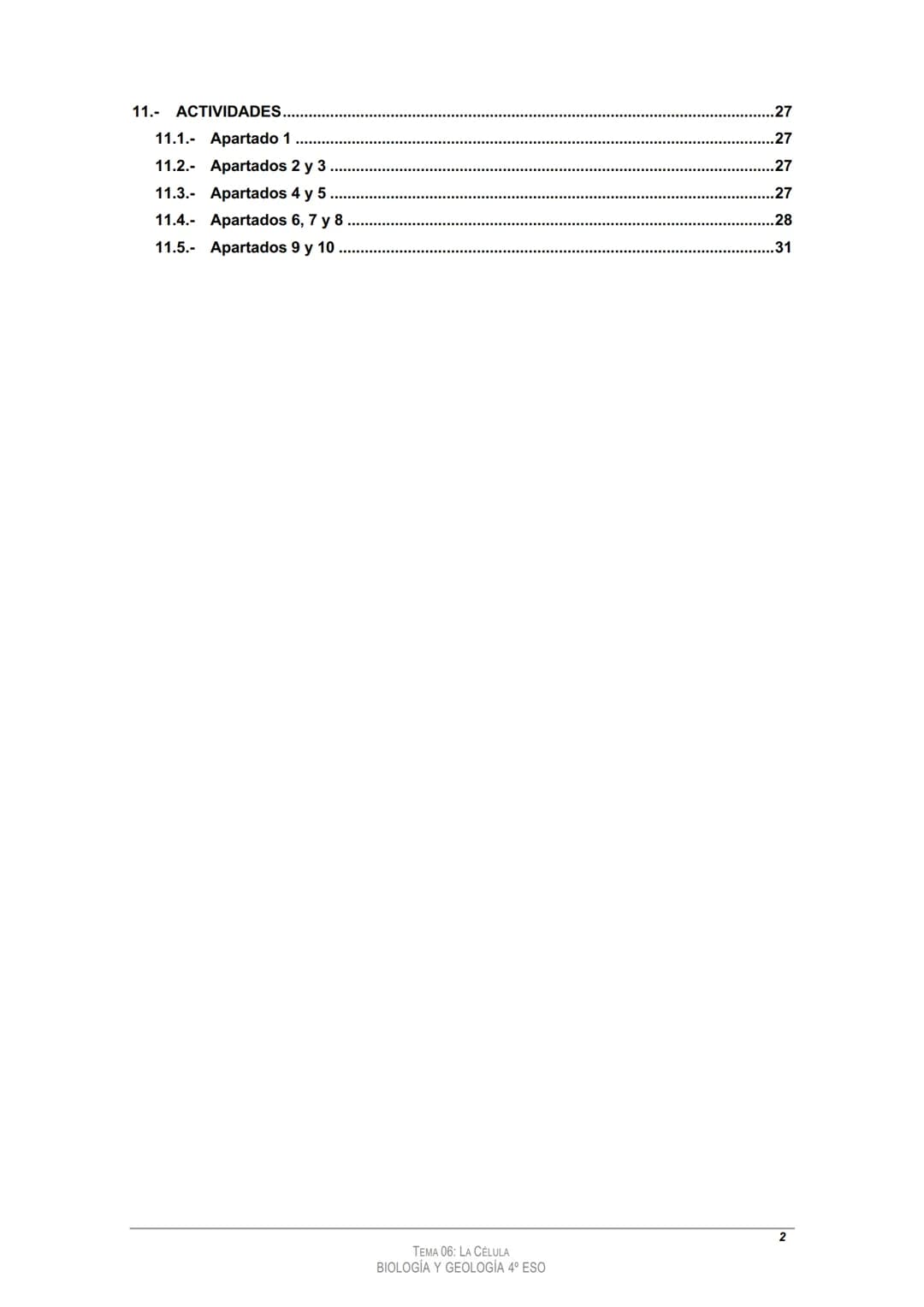 
<h2>Tema 4: La Célula</h2>
<h3>Los componentes de los seres vivos</h3>
<h4>1.1. Bioelementos:</h4>
<p>La materia orgánica presenta caracter