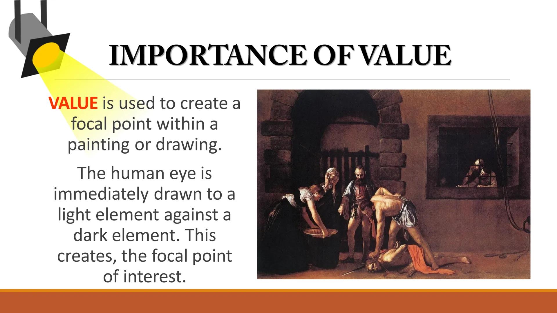 
<p>The Building Blocks of Composition in Arts</p>
<h2 id="thevisualelementvalue">The Visual Element - Value</h2>
<p>Value is an element of 