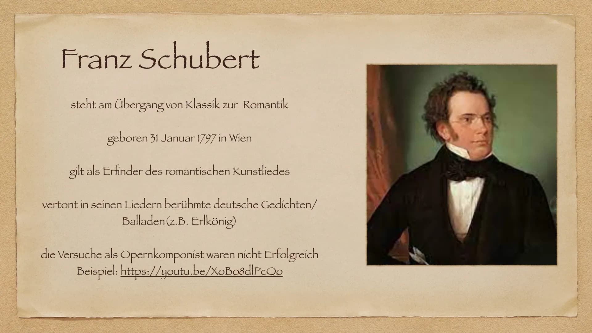 Klassik Gliederung

• Definition/Bedeutung

◆ Merkmale

• Klassik-Epochen

• Die bedeutendsten Komponisten der Klassik

• Wichtigsten Gattun
