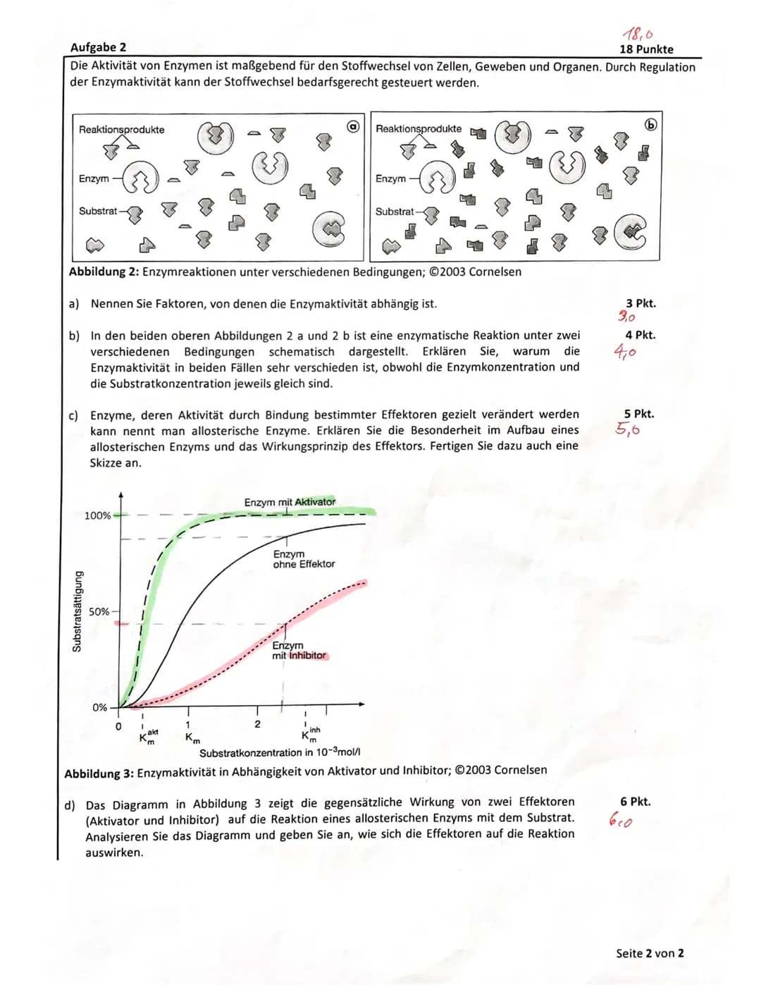 <h2>Biologie Klausur: Enzyme und Stoffwechsel</h2>
<h3>Aufgabe 1: Alkoholabbau in Leberzellen</h3>
<p>Alkohol ist weltweit die meistkonsumie