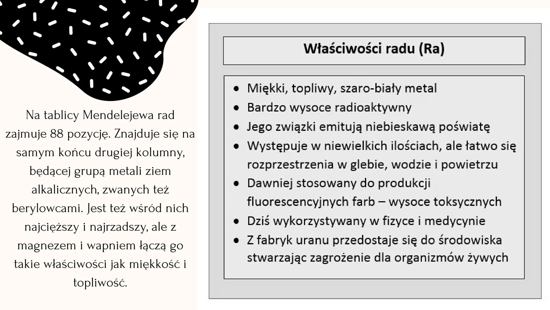 Maria Skłodowska Curie # Kim była?

KRÓTKI ZYCIORYS

Maria Skłodowska-Curie była fizyczką i chemiczką,
nagrodzoną dwukrotnie Nagrodą Nobla. 