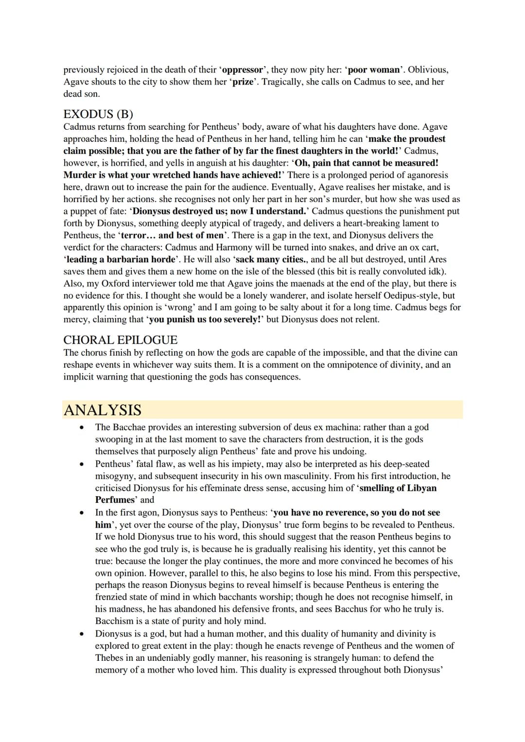 # 'BACCHAE' STUDY GUIDE

CONTEXT

EURIPIDES

- One of the three great Athenian tragedians, along with Aeschylus and Sophocles
- Famous for h