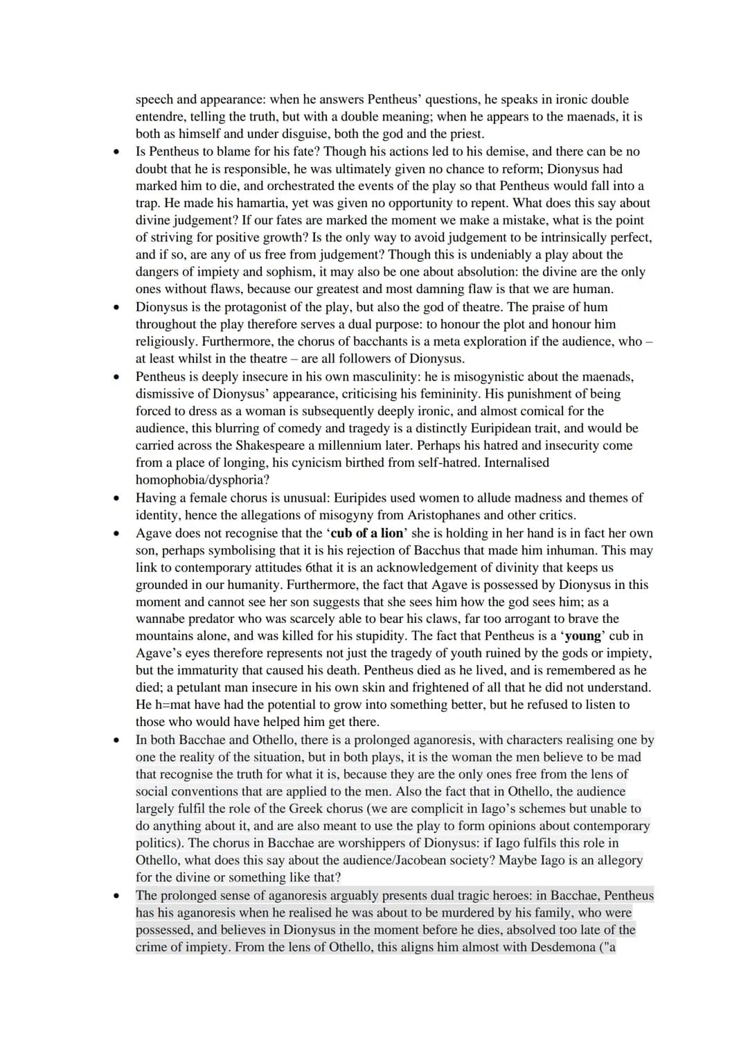 # 'BACCHAE' STUDY GUIDE

CONTEXT

EURIPIDES

- One of the three great Athenian tragedians, along with Aeschylus and Sophocles
- Famous for h