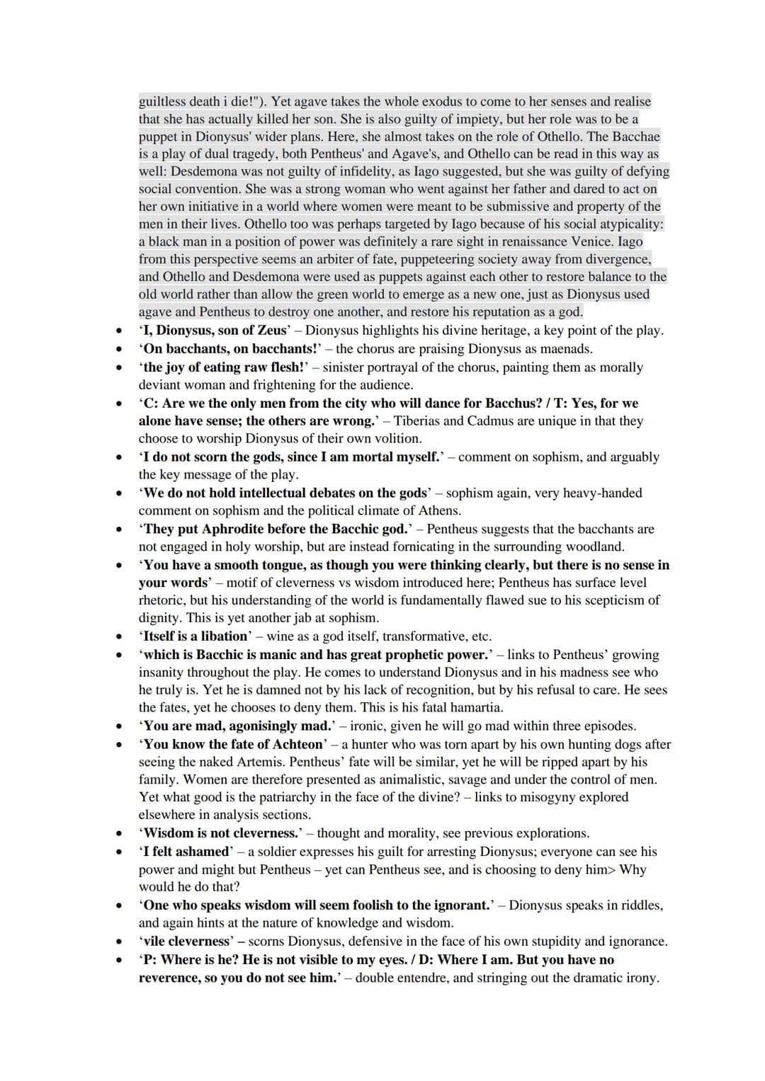 # 'BACCHAE' STUDY GUIDE

CONTEXT

EURIPIDES

- One of the three great Athenian tragedians, along with Aeschylus and Sophocles
- Famous for h