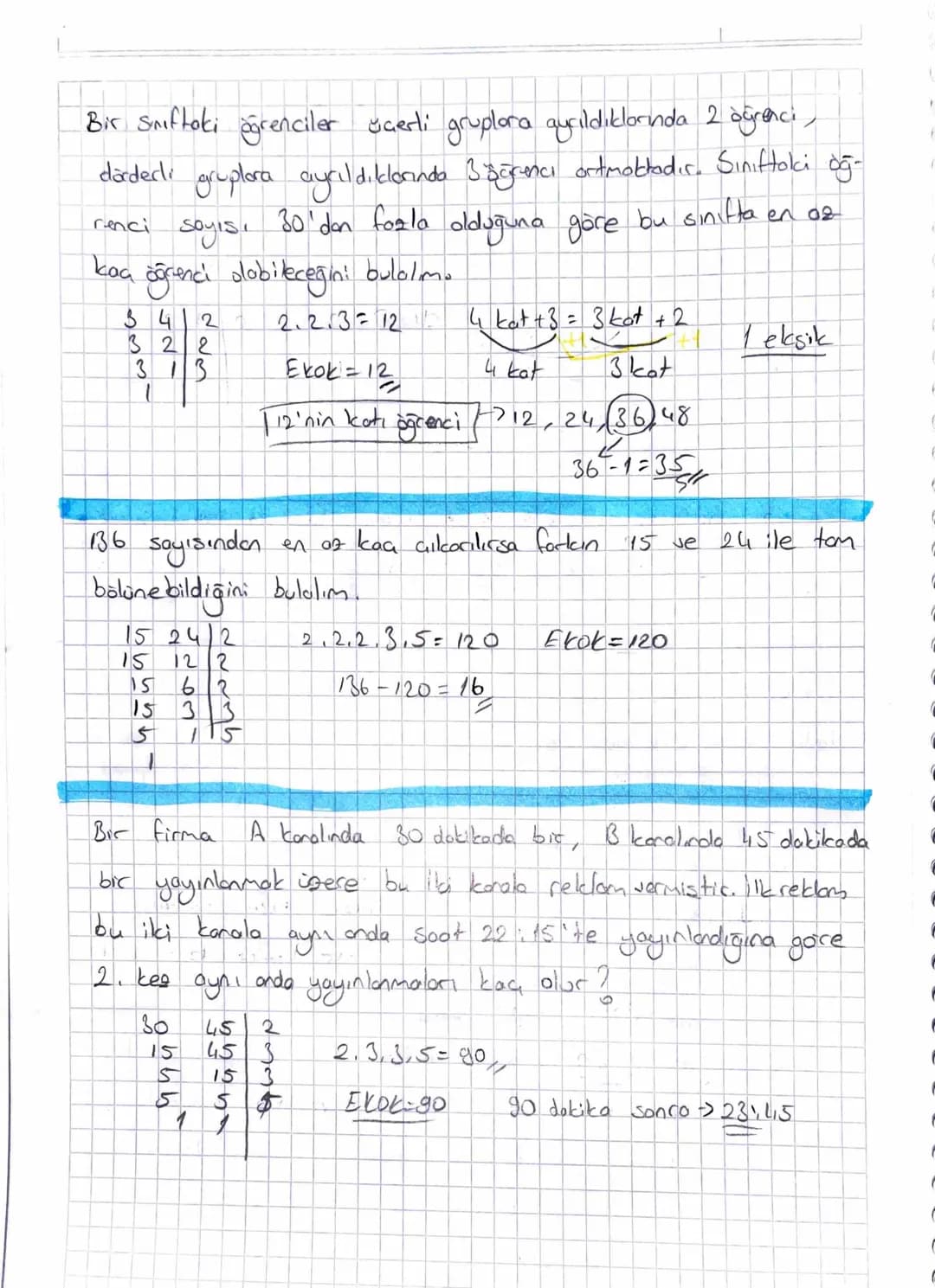 ز
# EBOB (En Büyük Ortok Bölen)

EBOB (A,B)

2 veya daha fazla doğal sayının ortak bölenlerinin en büyüğüne bu
sayıların £BOB'u denic, EBOB 