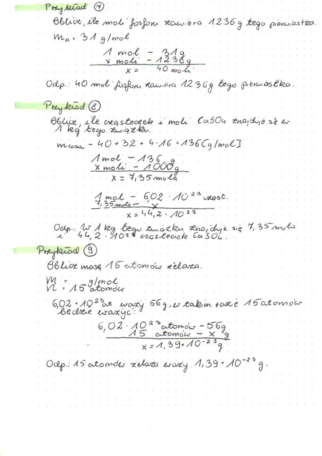 # Stechiometria

TEMAT: MOL I MASA MOLOWA

$1 \mu = \frac{1}{12}$ masy ixstopu evegla $ ^{12}C$ (oxyli tego es uk lachzie
okresowym)

$6,02 