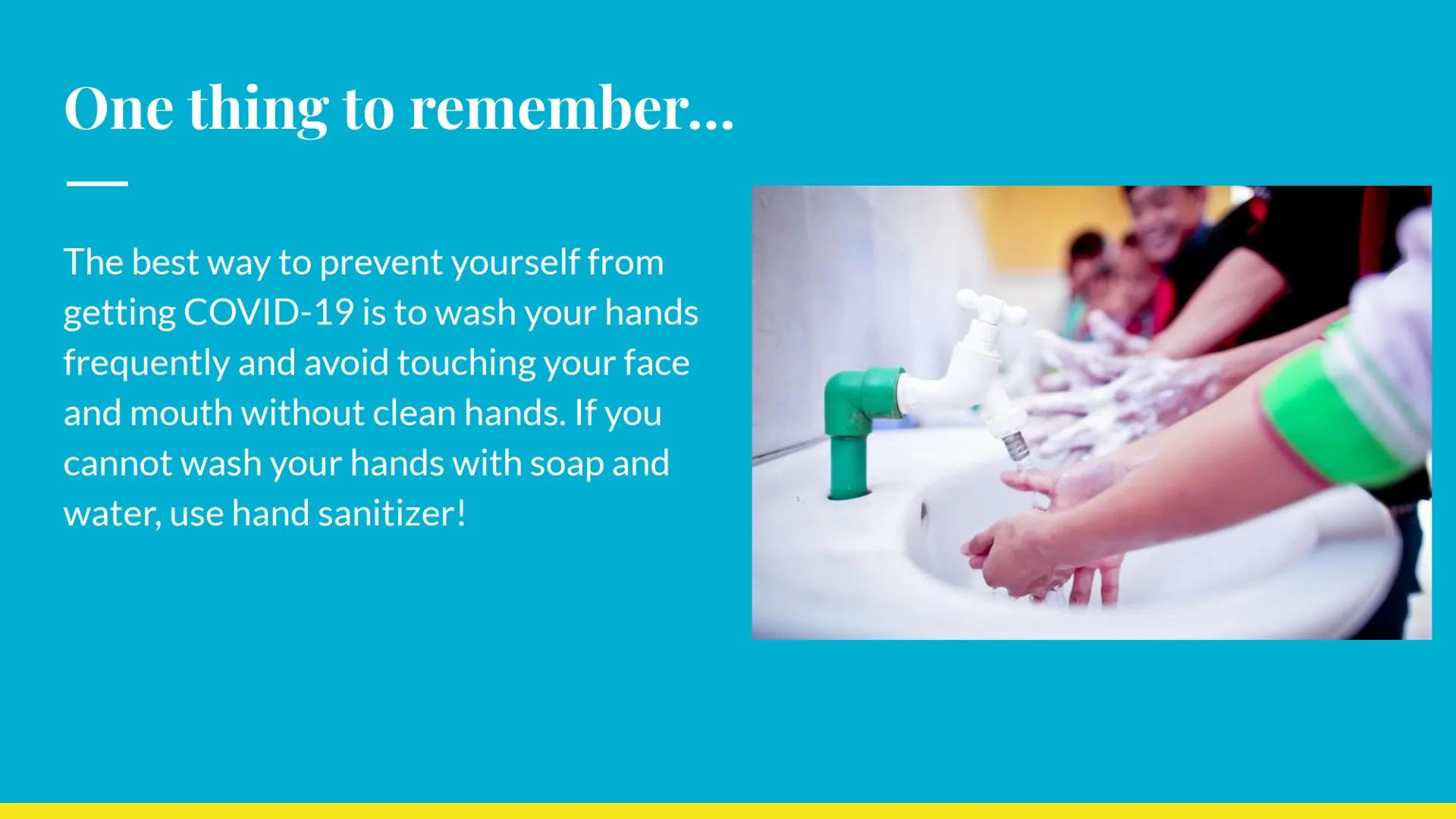 # COVID-19

Kai Davison # Overview

- COVID-19 is a type of flu that was originally
discovered in China in 2019.
- The term coronavirus is a