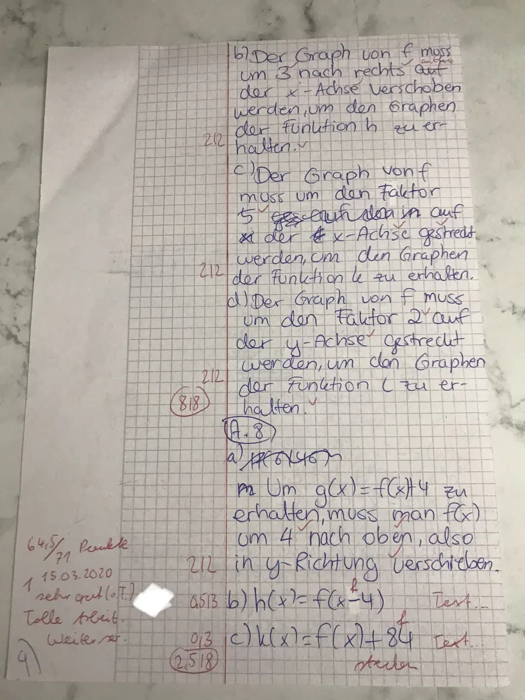 Teil 1: hilfsmittelfrei (max. 25 min)
Sobald Sie mit der Bearbeitung fertig sind, können Sie diesen Teil der Klausur abgeben und mit der
Bea