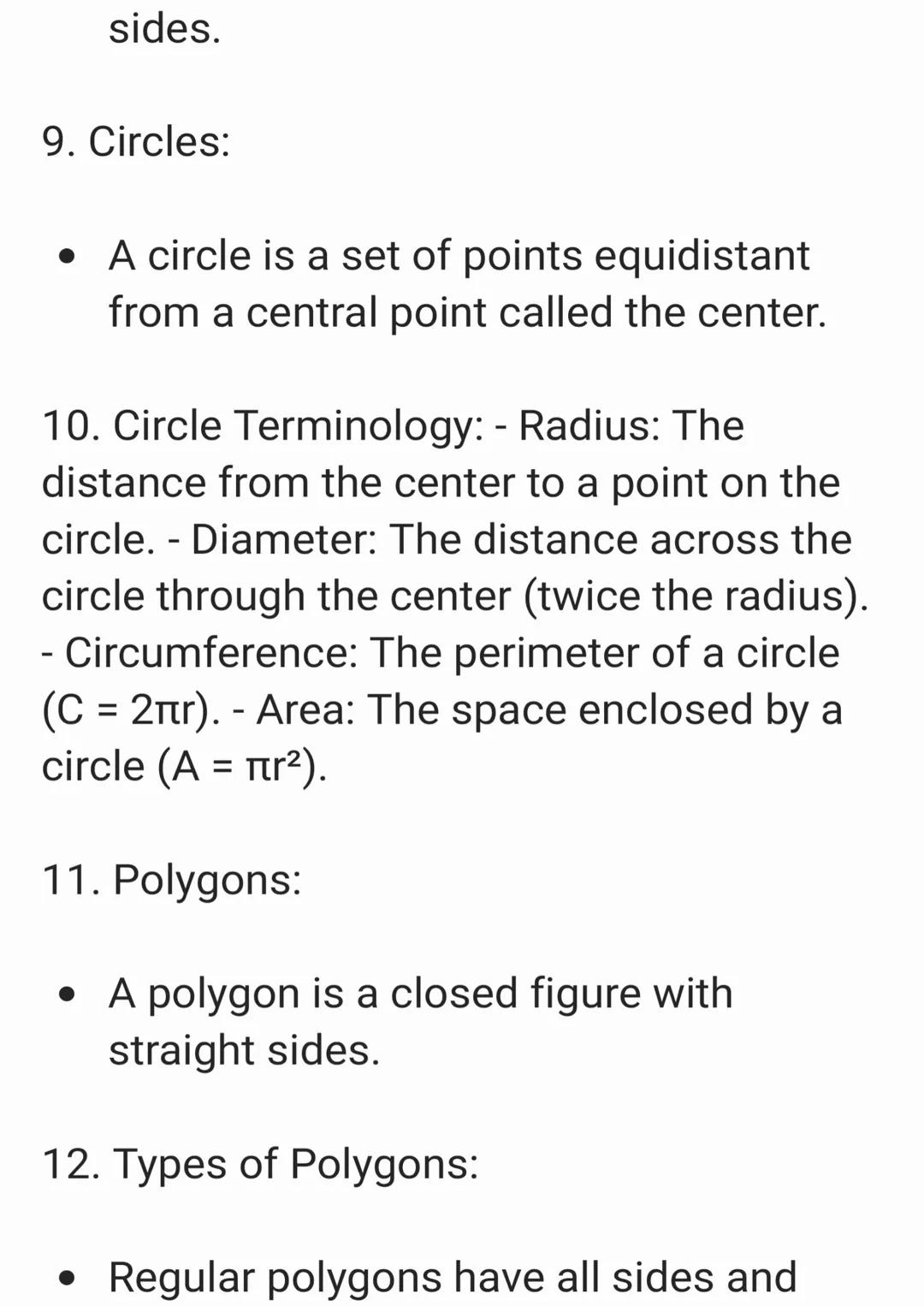 
<p>If you are studying high school geometry and need a comprehensive study guide, you can download the high school geometry study notes PDF