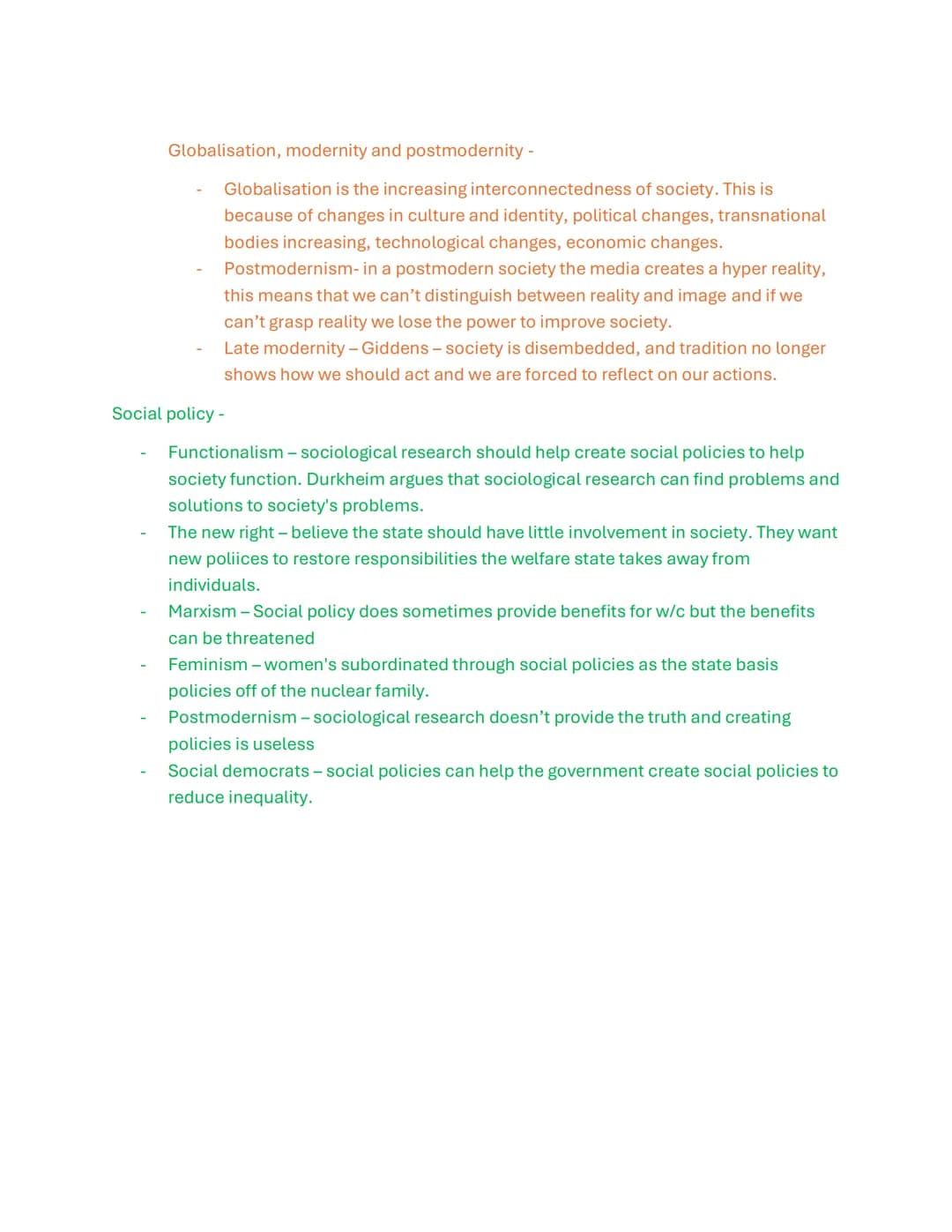 # Theory and methods revision page -

Quantitative methods - favoured by positivists -

- Lab experiments - advantages = reliable and can id