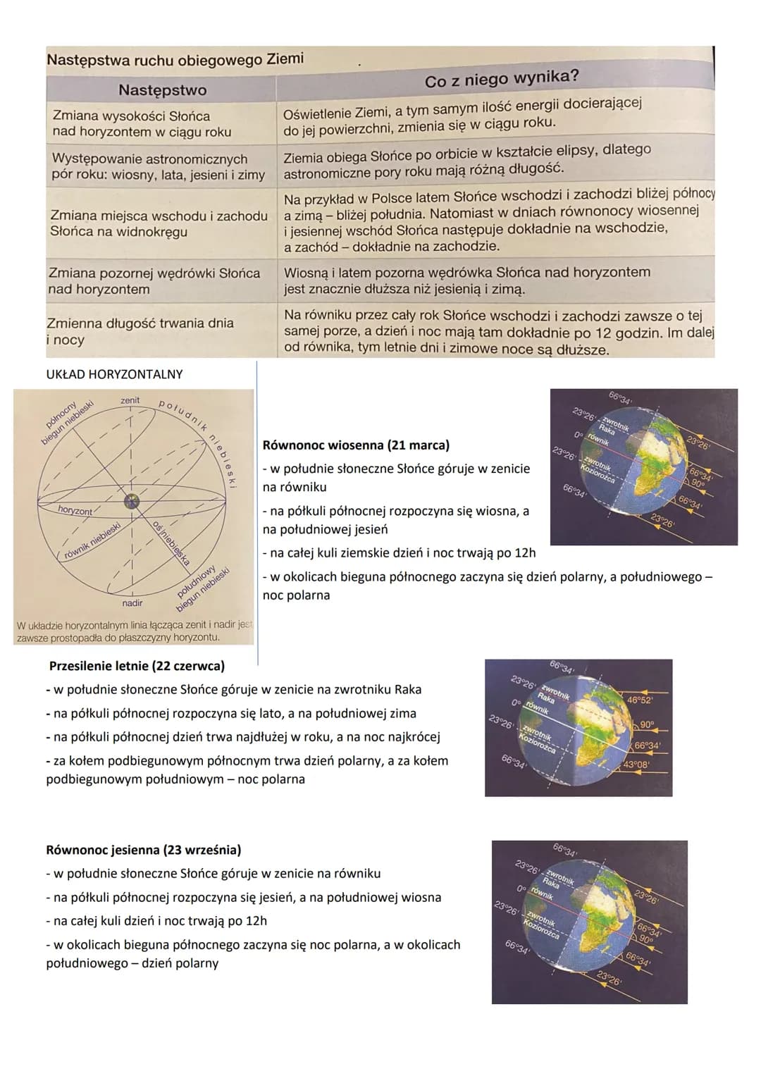 Teoria geocentryczna - Słońce i inne ciała niebieskie krążą wokół Ziemi; uważano
tak do XVI wieku

Teoria heliocentryczna - Ziemia i inne pl