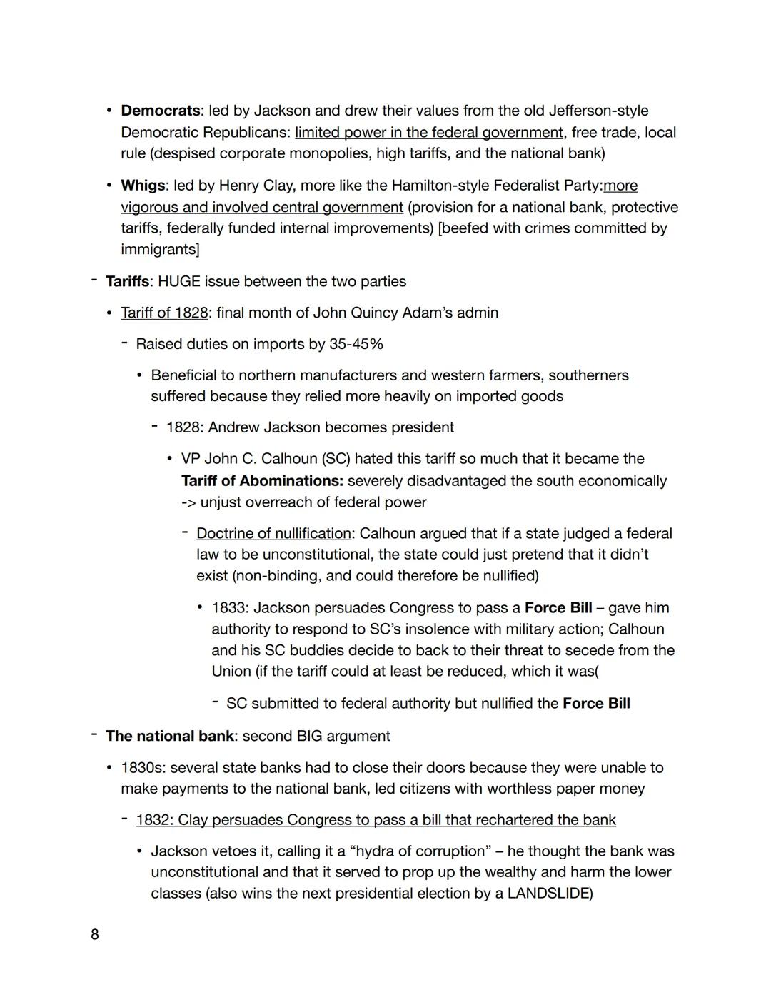 AP US HISTORY 2023

UNIT 4: 1800-1848

4.2 RISE OF POLITICAL PARTIES AND THE AGE OF JEFFERSON

- First two presidents were both Federalists
