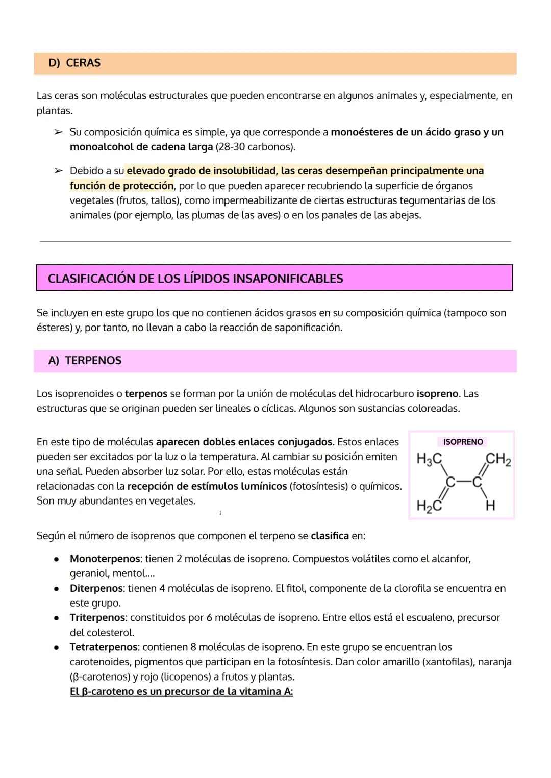 # TEMA 3
LOS LÍPIDOS

1. Características generales y clasificación de los lípidos
2. Lípidos saponificables, clasificación:
 a. Grasas (acil