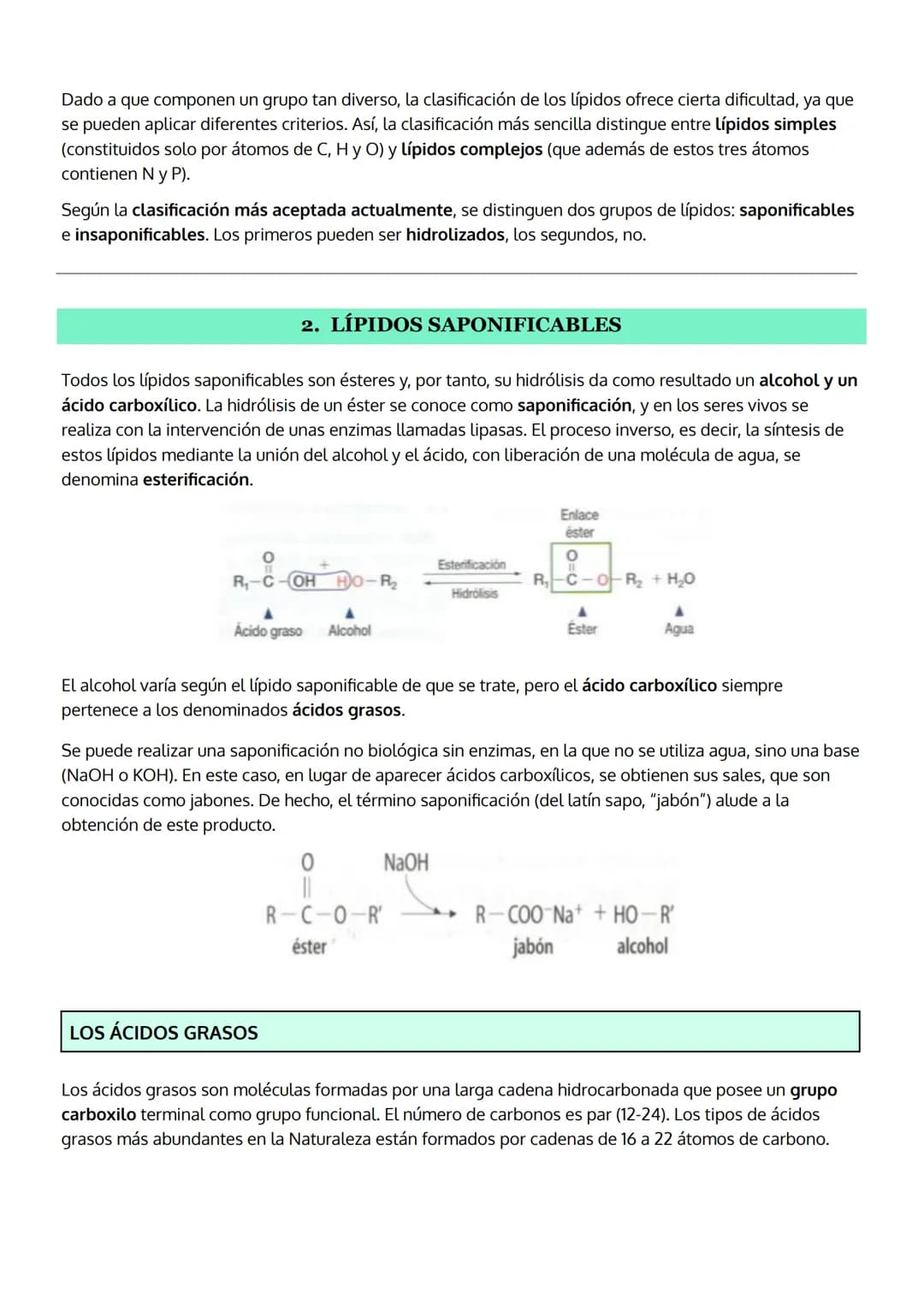 # TEMA 3
LOS LÍPIDOS

1. Características generales y clasificación de los lípidos
2. Lípidos saponificables, clasificación:
 a. Grasas (acil
