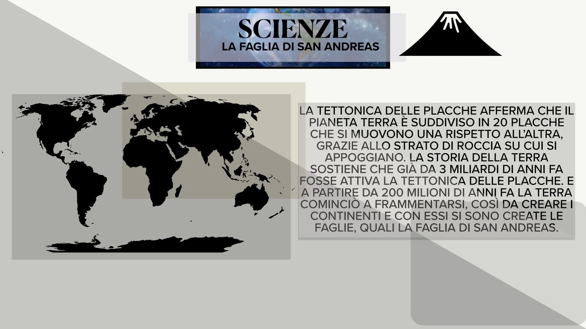 GLI STATI UNITI TERRITORIO ED
ECONOMIΑ

FAGLIA DI SAN
ANDREAS

DIRITTI DEI LAVORATORI
DURANTE IL BIENNIO ROSSO
+
FUTURISMO E
TOMMASO MARINET