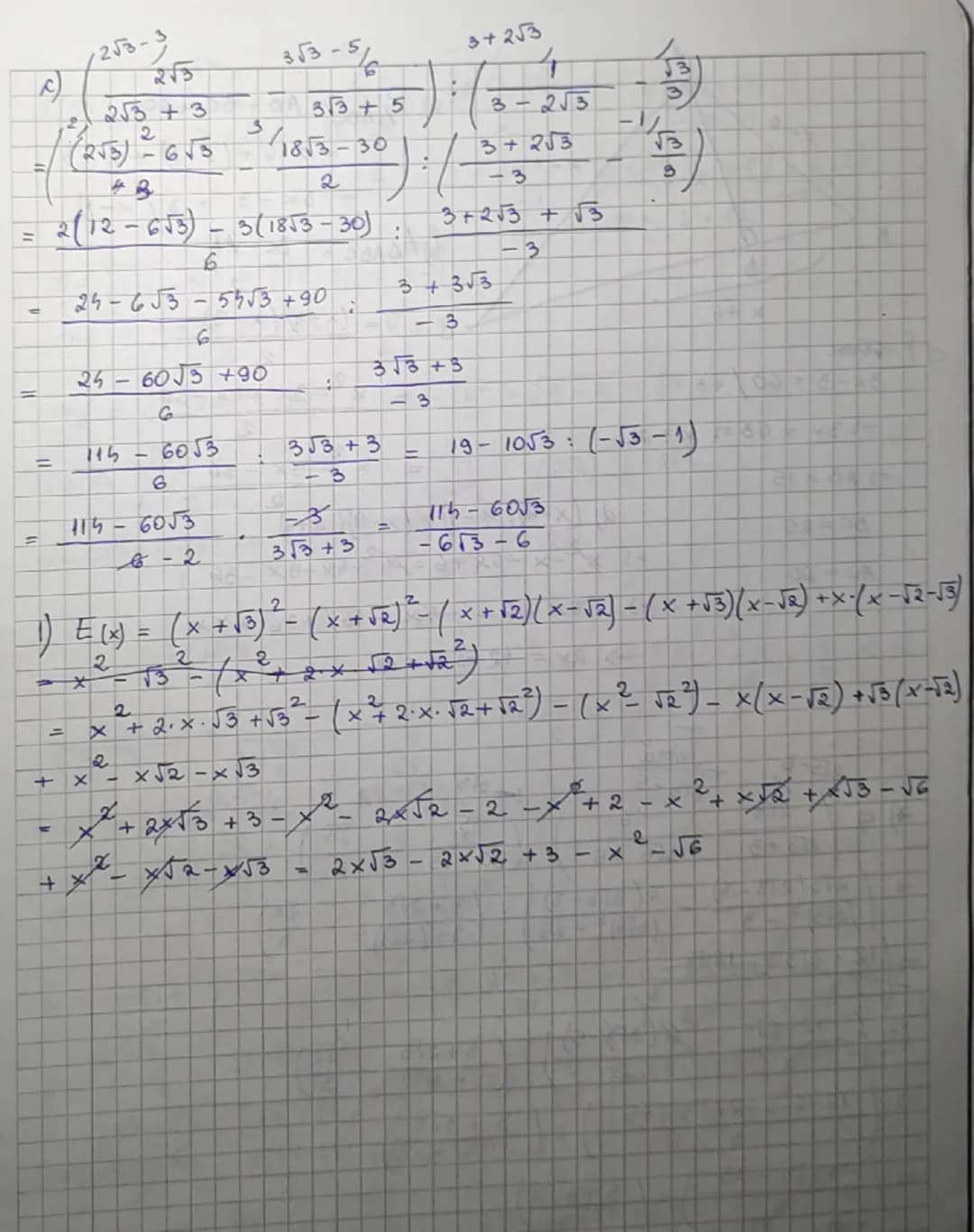 13.11.2024

Formule de calcul prescurtat
① $(a+b)^2$ = $(a+b) (a+b)$ = a.$(a+b)$ + b=$(a+b)$
= a²+ ab + ab + b² = a² + 2ab + b²
=> $(a + b)^
