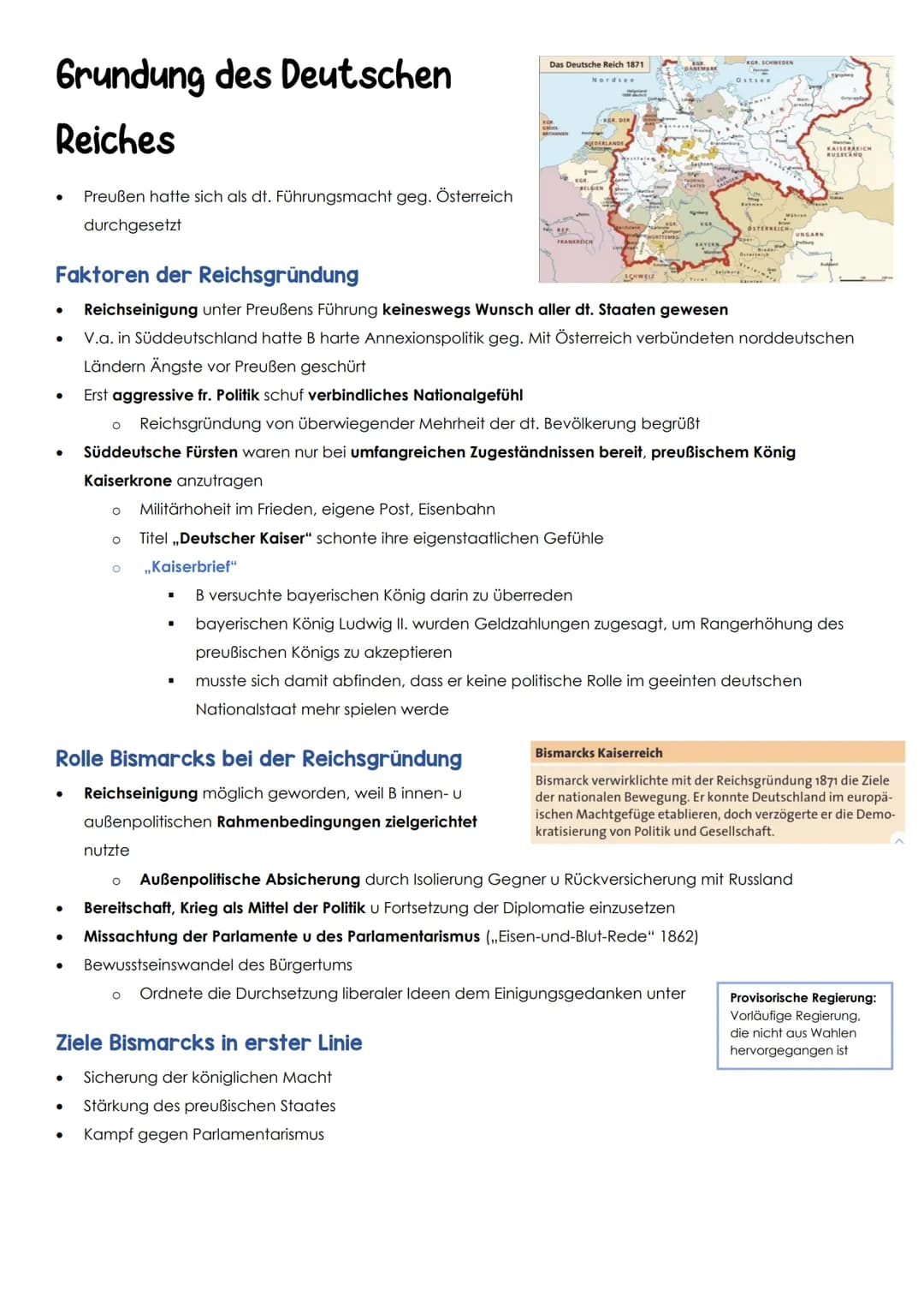 1866 Deutscher Krieg
1864 Deutsch
1871 Gründung des deutschen
Dänischer Krieg
Kaiserreiches
1888 WILHELM 3. wird
deutscher Kais
1898 Beginn 