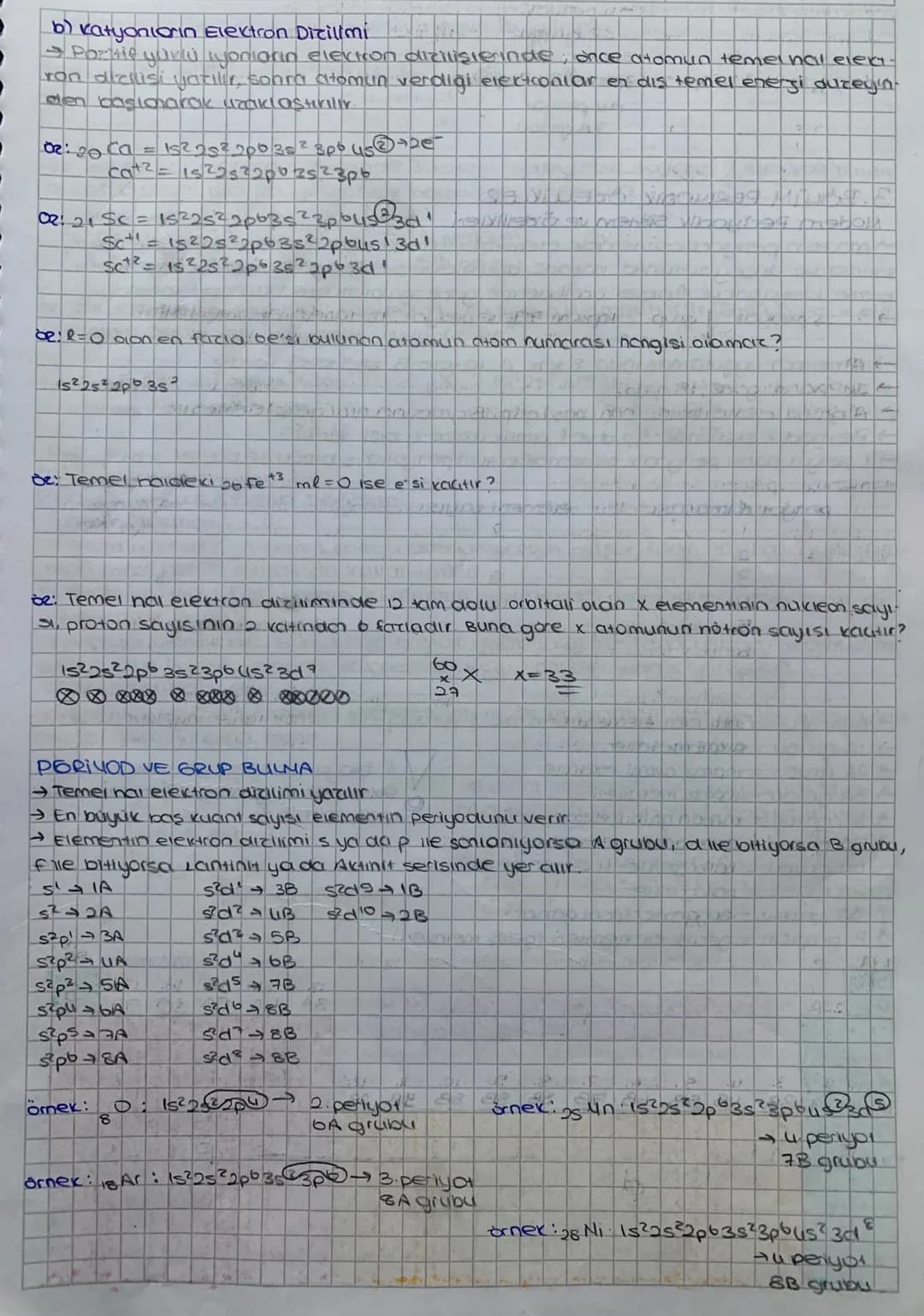 2. BÖLÜM PERİYODİK SİSTEM VE ELEKTRON DİZİLİMLERİ
MUIDUY mg (b
- Hund Kurall
→ Eş enerjili orbitallerden auson pidif at Enerji dvizeylerine 