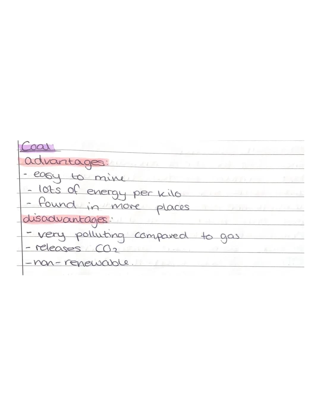 Non-renewable
energy resources.

Non -renewables
- natural gas
- radioactive metal e.g uranium
- Coal
- oil

fossil fuels
- natural gas
- Co