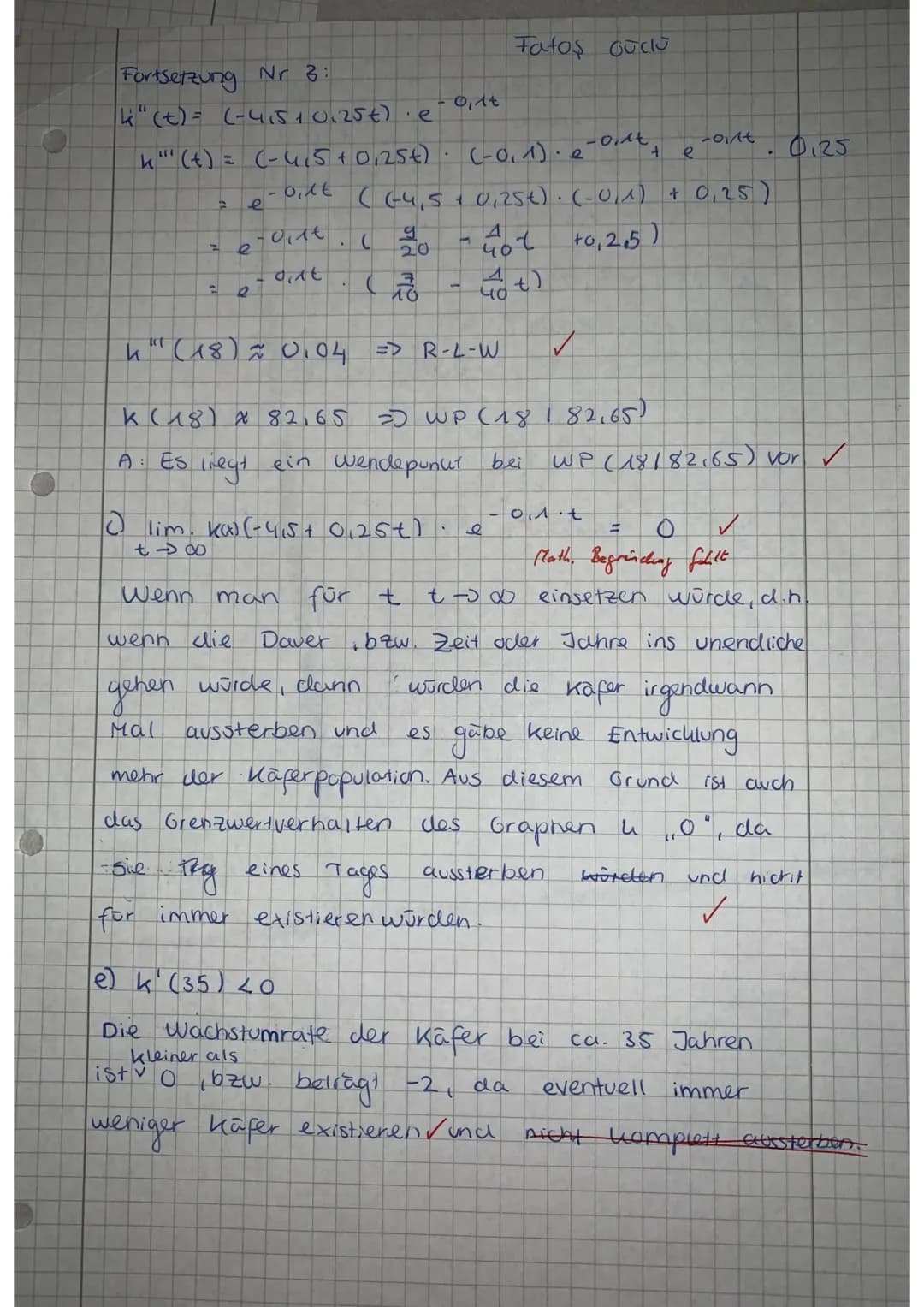 E-Phase
Datum: 16.06.2021 Name: Fatoş GUCIE

13

Freiwillige Probeklausur
5,5 6 BE
Aufgabe 1
Bestimmen Sie jeweils die erste Ableitung der f