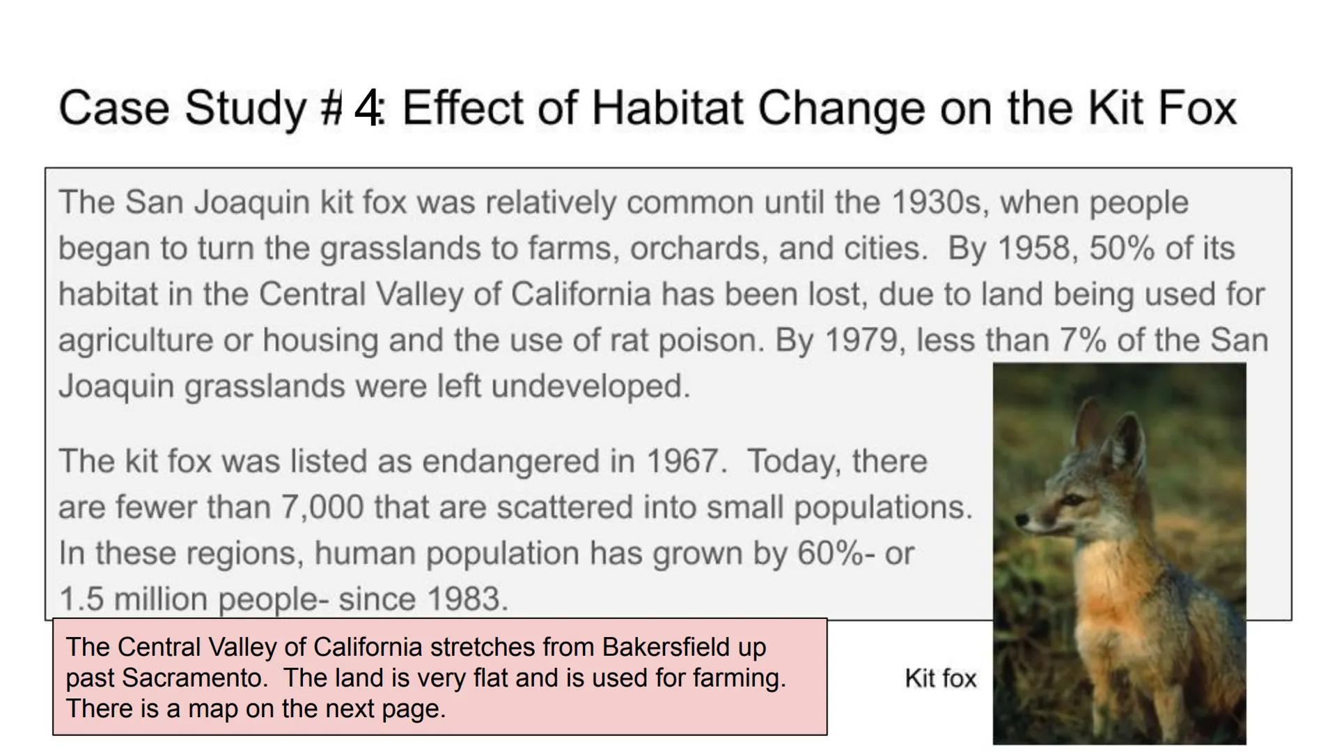 Human Impact on the
Earth:
Effects of Environmental
Change on Biodiversity

From Stanford NGSS Integrated Curriculum 2018 Case Study #1: Eff