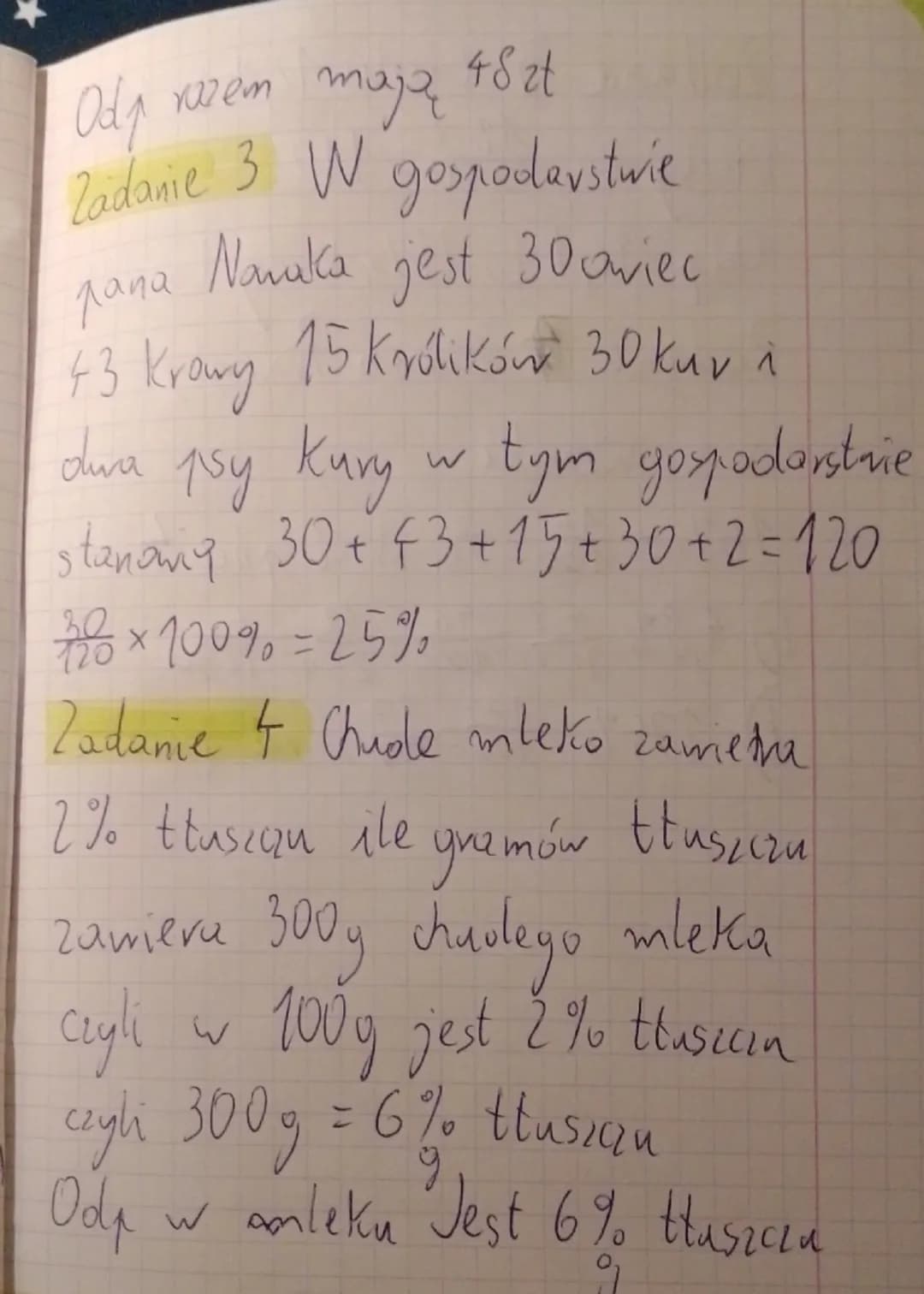 Matematyka Pracenity
Na Sprawdzian Grupa A
Zadanie 1
A
B
C

D
Rysunek na którym
zacienionano 25%. Fagury to
Rysunek B BO $\frac{2}{8}$= 25%
