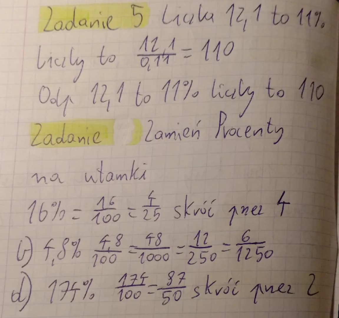 Matematyka Pracenity
Na Sprawdzian Grupa A
Zadanie 1
A
B
C

D
Rysunek na którym
zacienionano 25%. Fagury to
Rysunek B BO $\frac{2}{8}$= 25%
