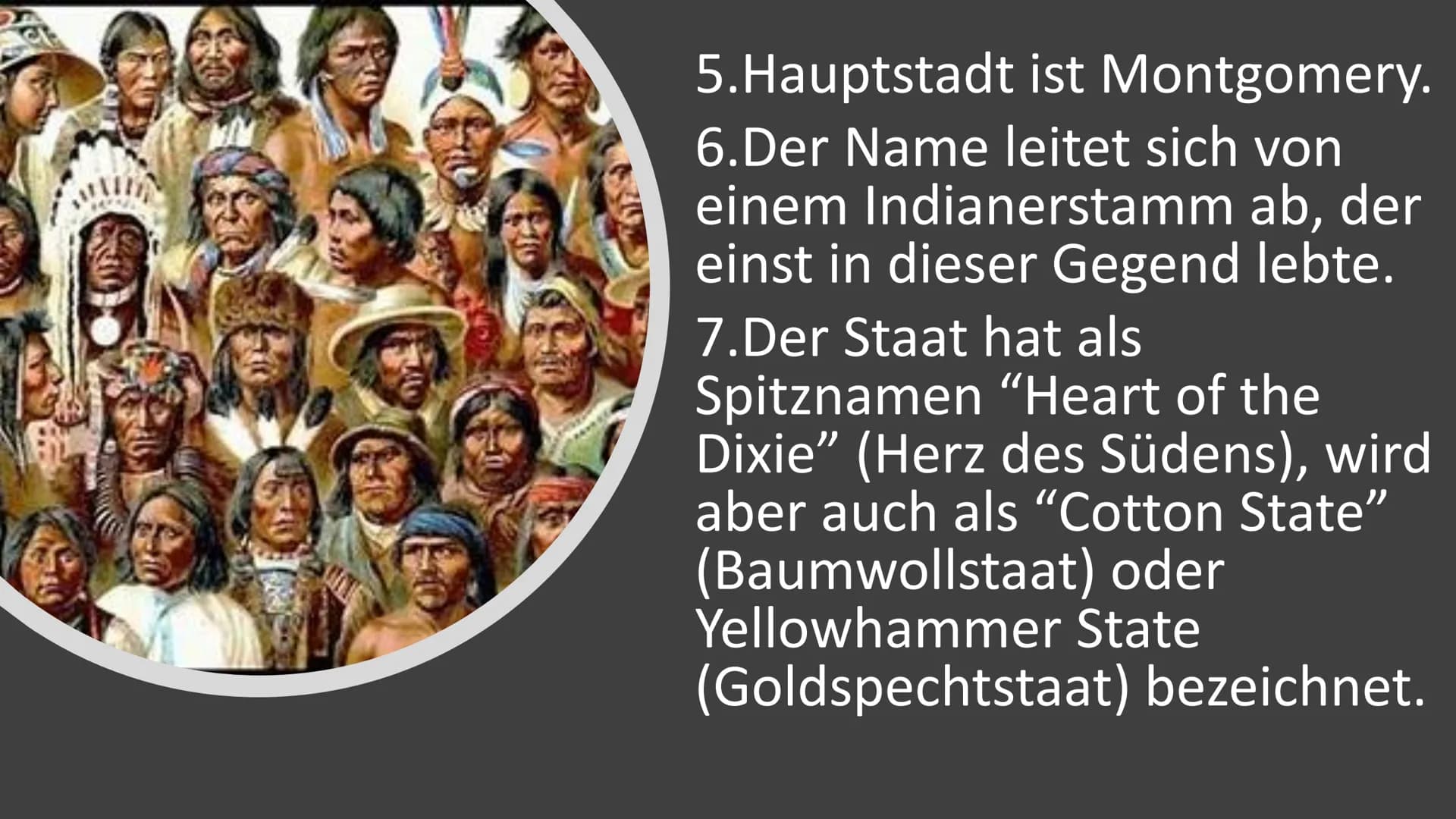 # Der

# Bundesstaat

# Alabama

Von Maurus Kurzmeier

Welcome to

Sweet Home
Alabama

Governor Kay Ivey Inhaltsverzeichnis

• Name
• Bevölk