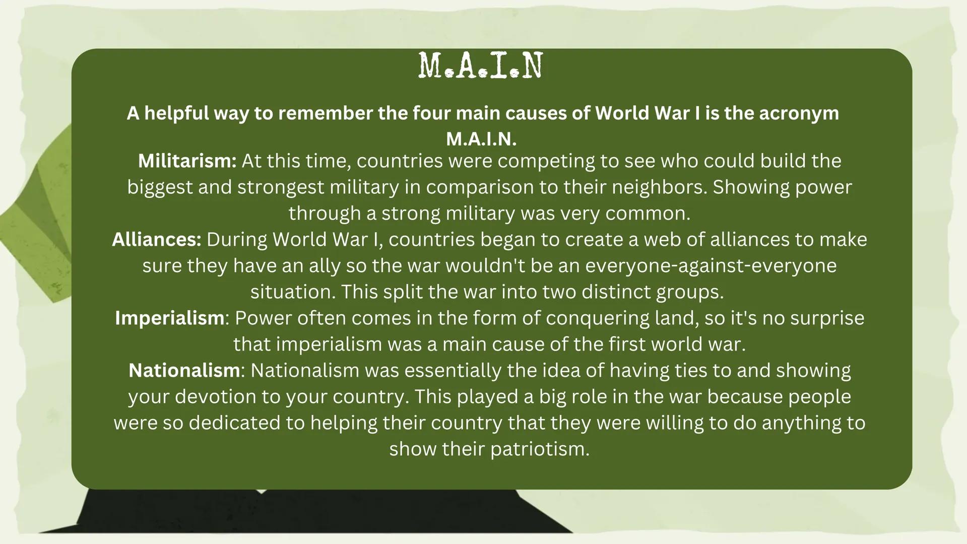 # World War I

By:Megan C # How it started

Archduke Ferdinand

The spark for the beginning of this war was the
assassination of Austria's A