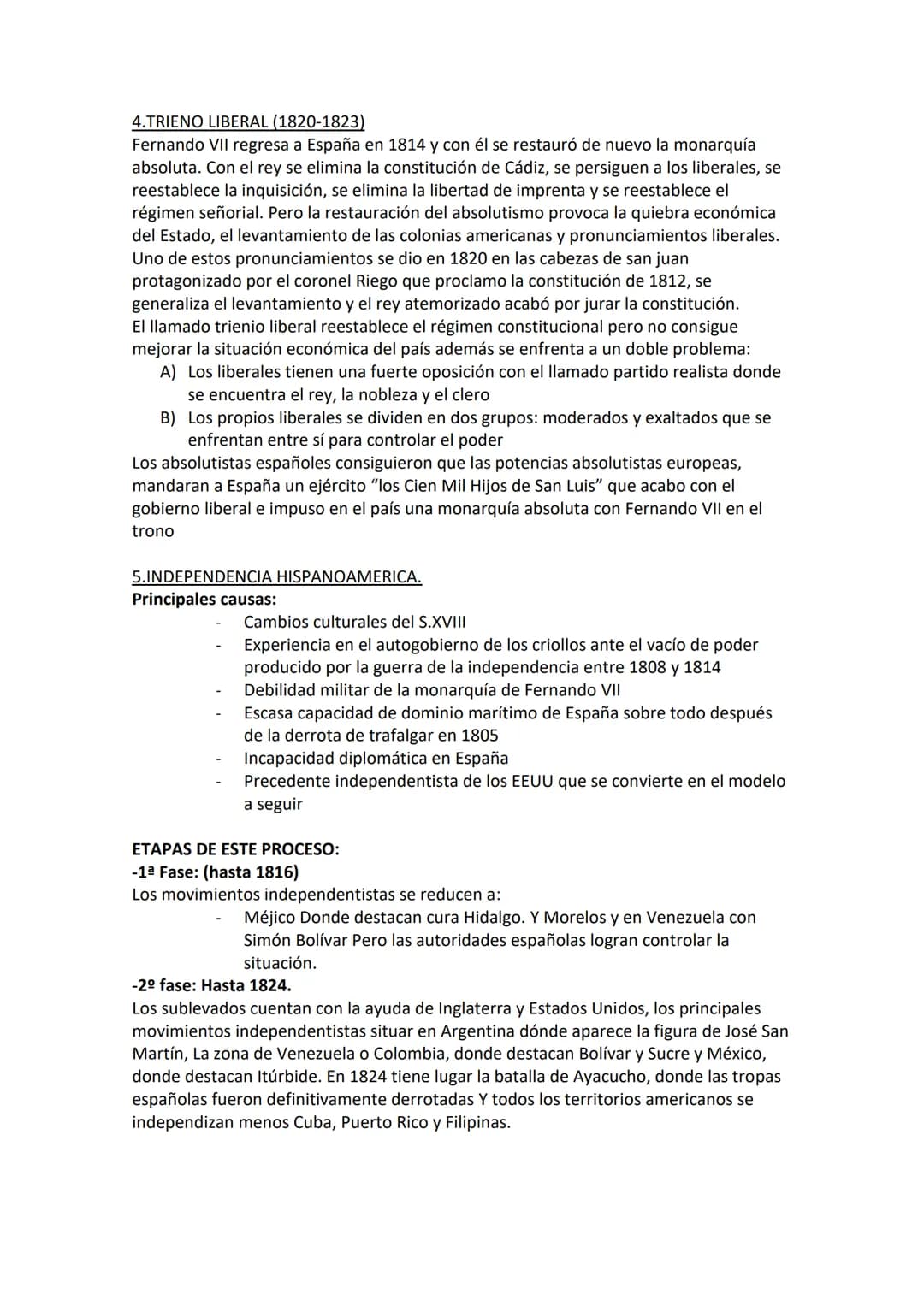 
<h2>Tema 2: La guerra de independencia y los comienzos de la Revolución Liberal, de 1812</h2>
<h3>Crisis de la monarquía española durante e
